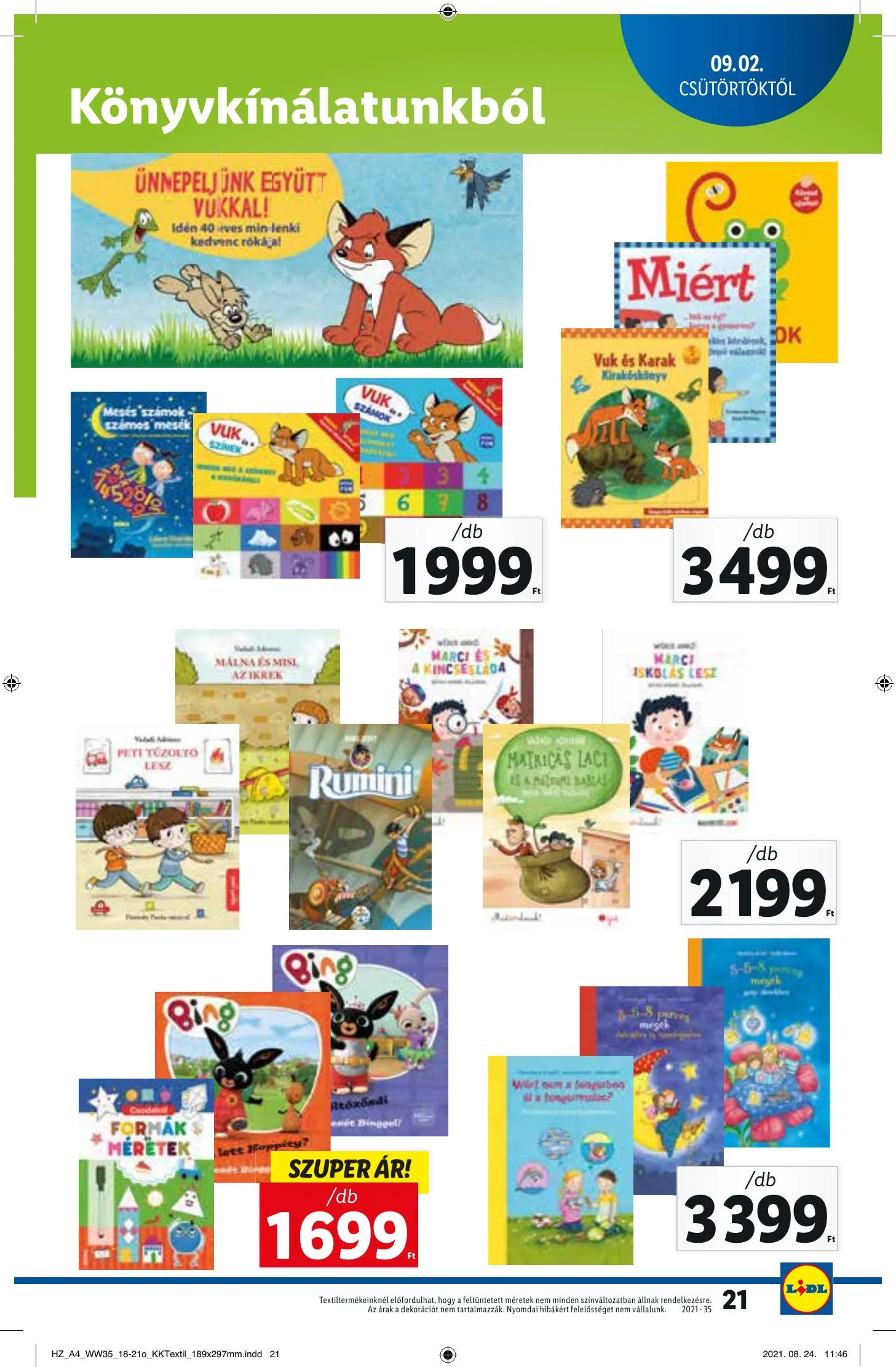 Lidl akciós újság 09.02–09.08 – 21. oldal
