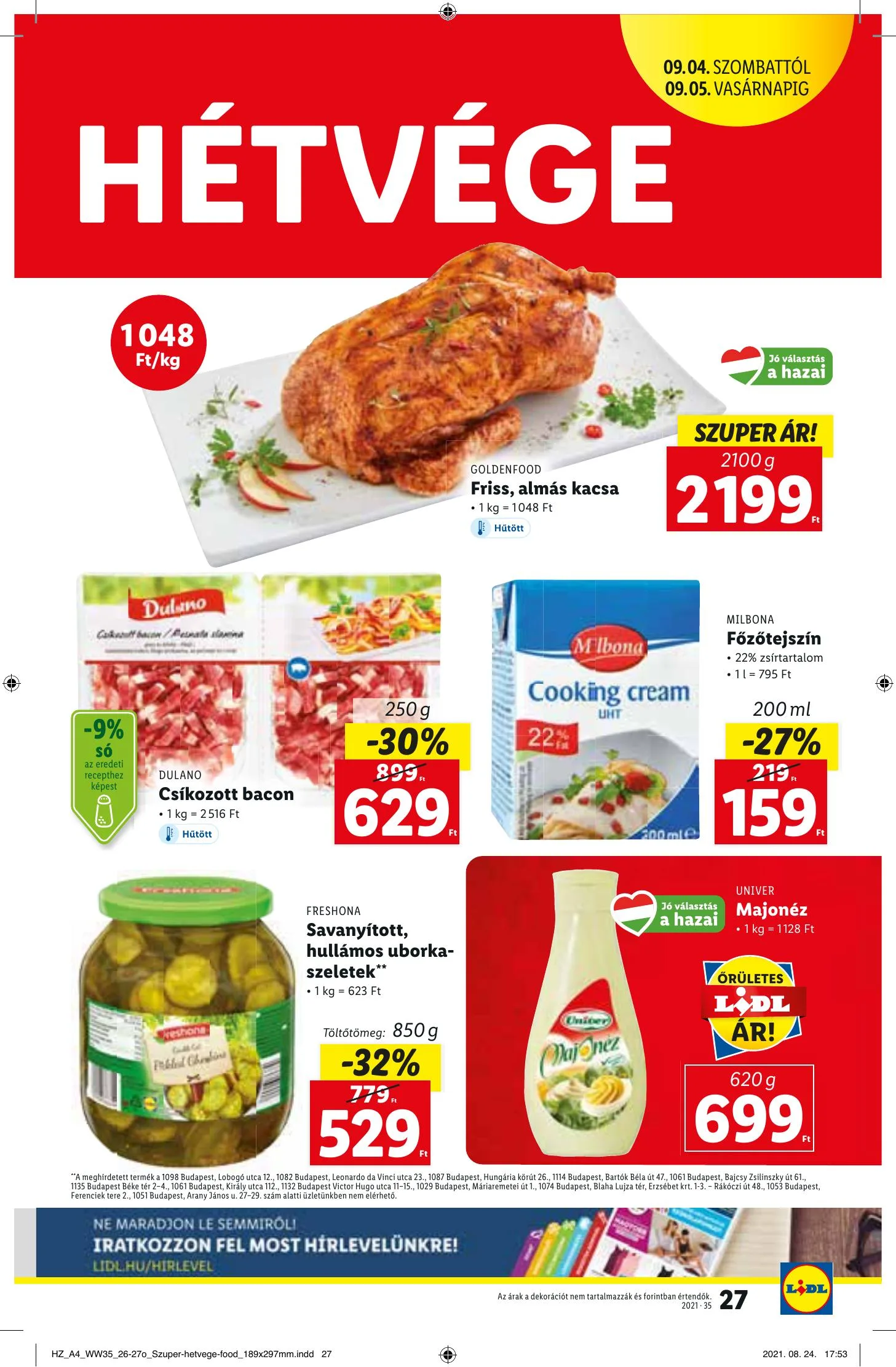 Lidl akciós újság 09.02–09.08 – 27. oldal