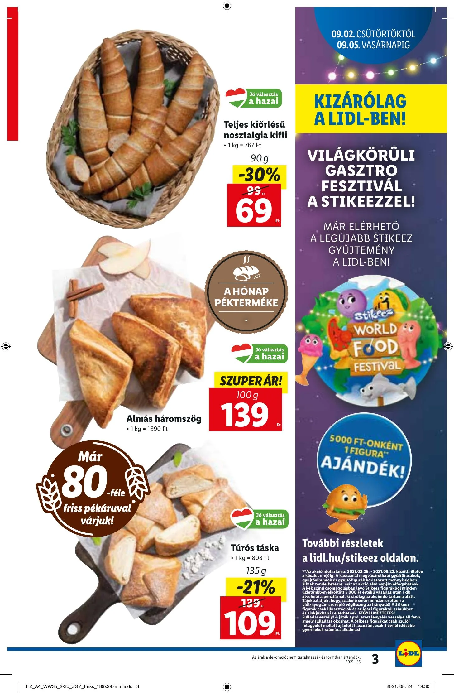 Lidl akciós újság 09.02–09.08 – 3. oldal
