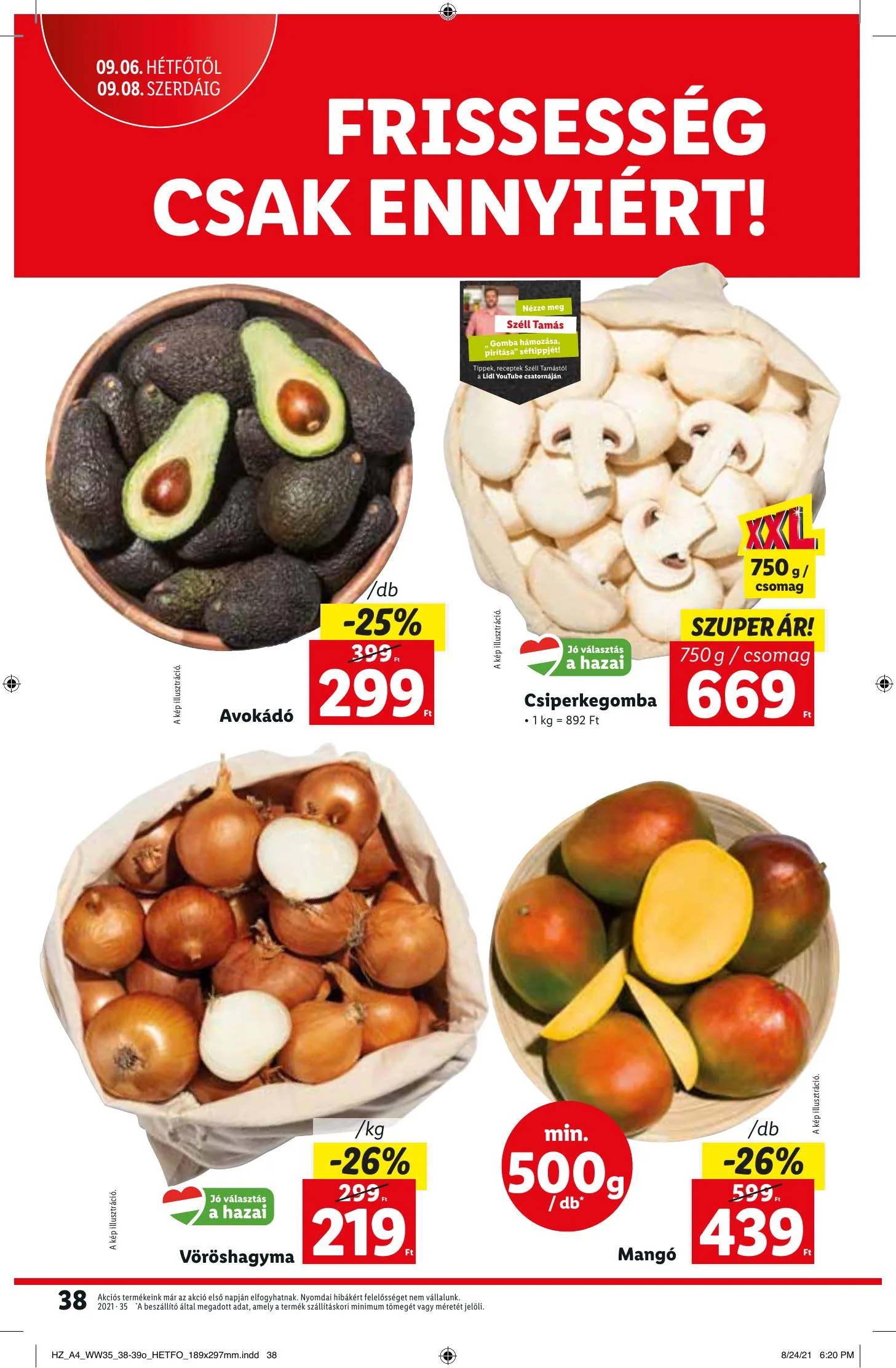 Lidl akciós újság 09.02–09.08 – 38. oldal