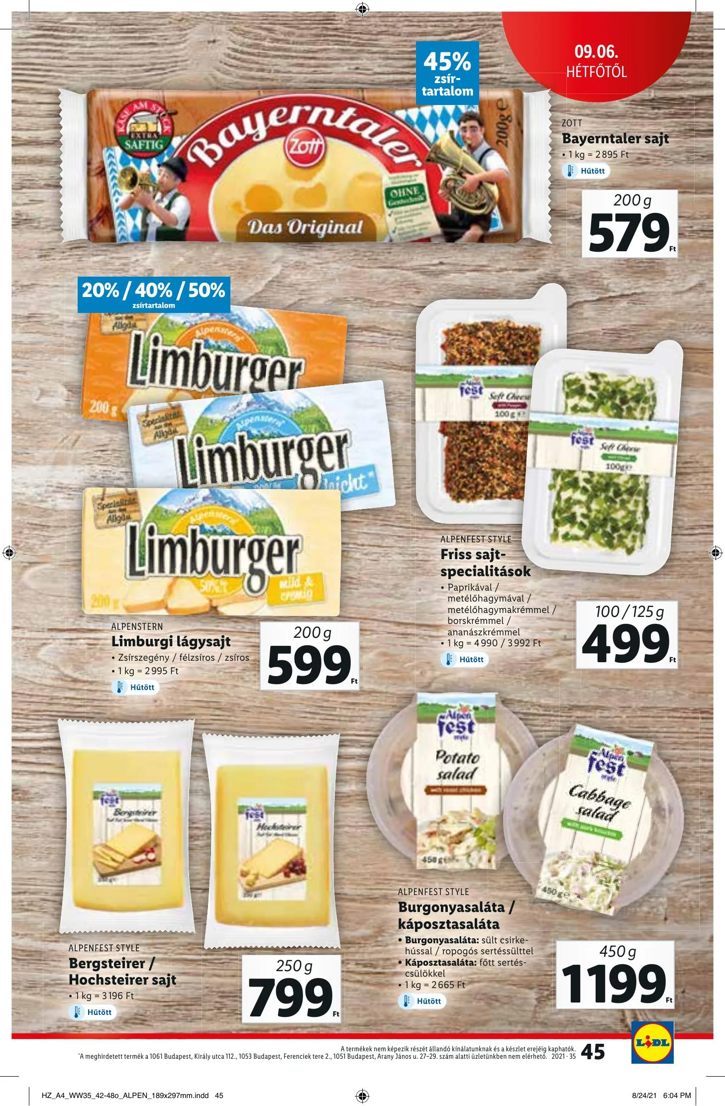 Lidl akciós újság 09.02–09.08 – 45. oldal