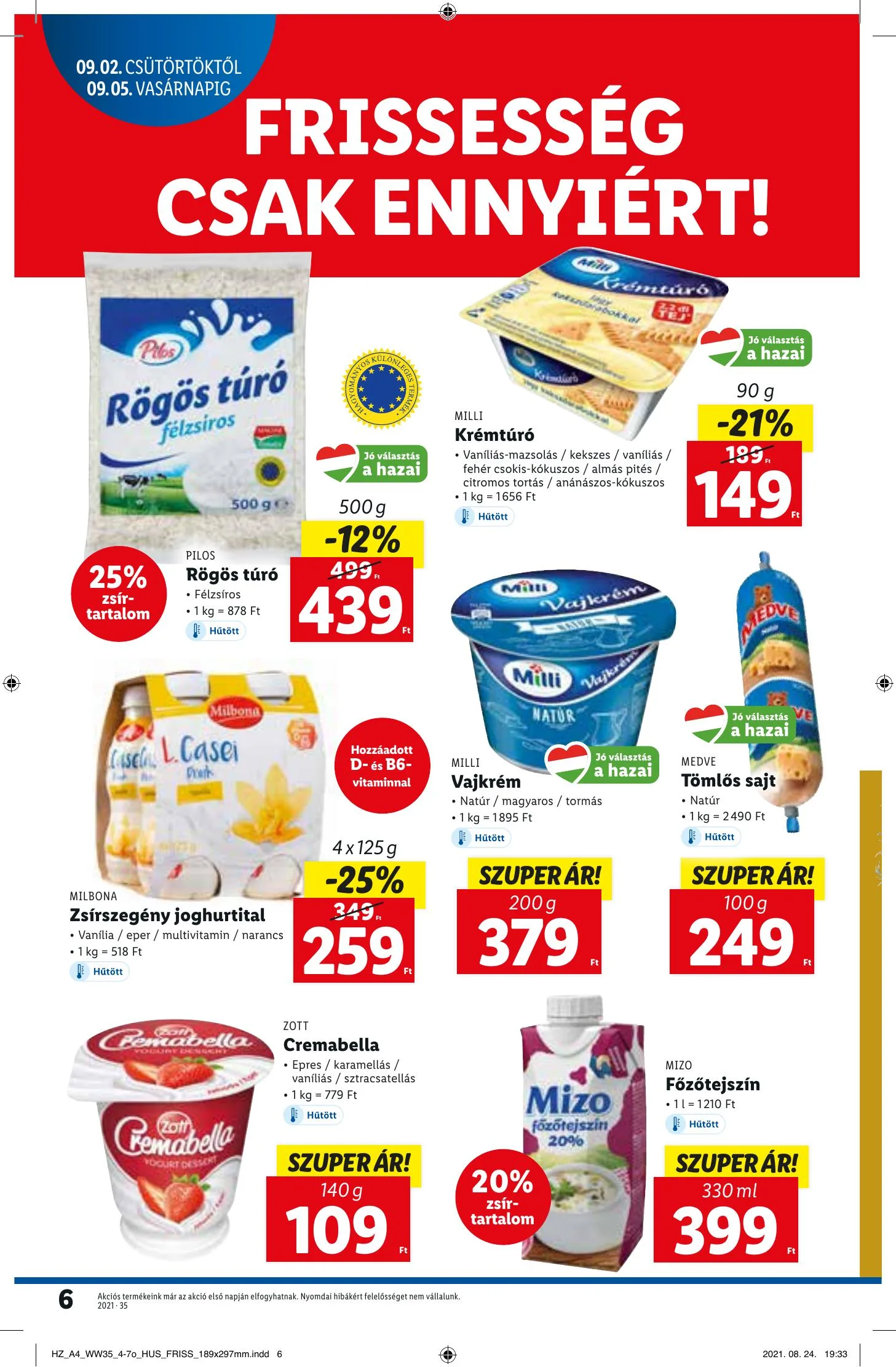 Lidl akciós újság 09.02–09.08 – 6. oldal