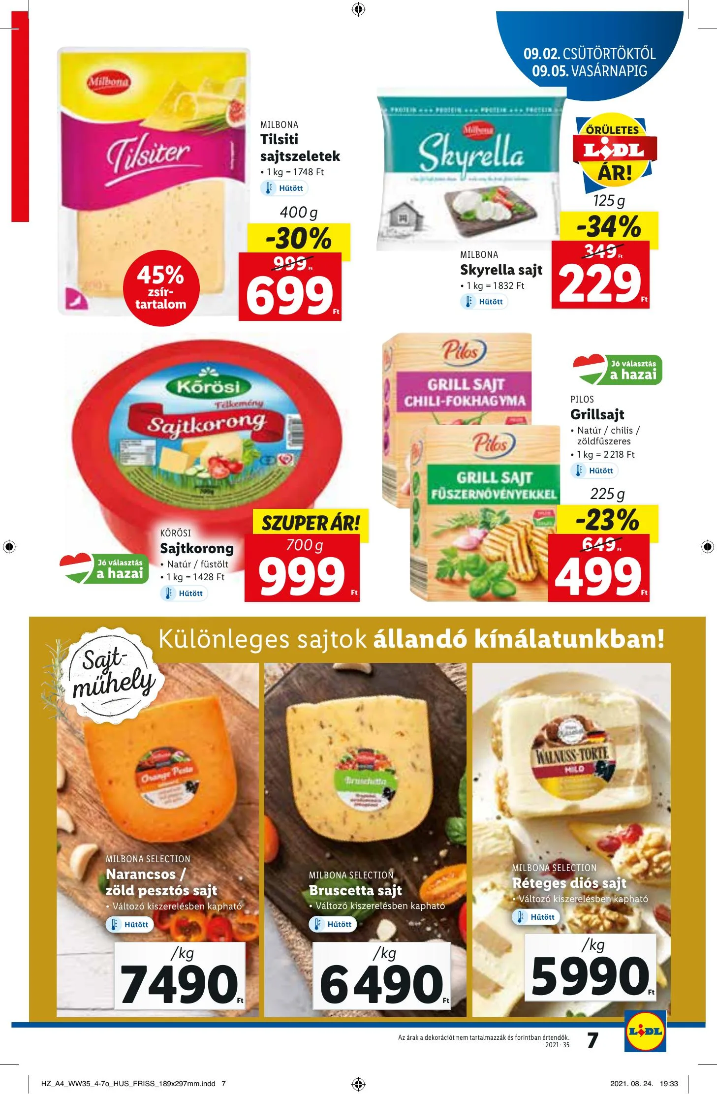 Lidl akciós újság 09.02–09.08 – 7. oldal