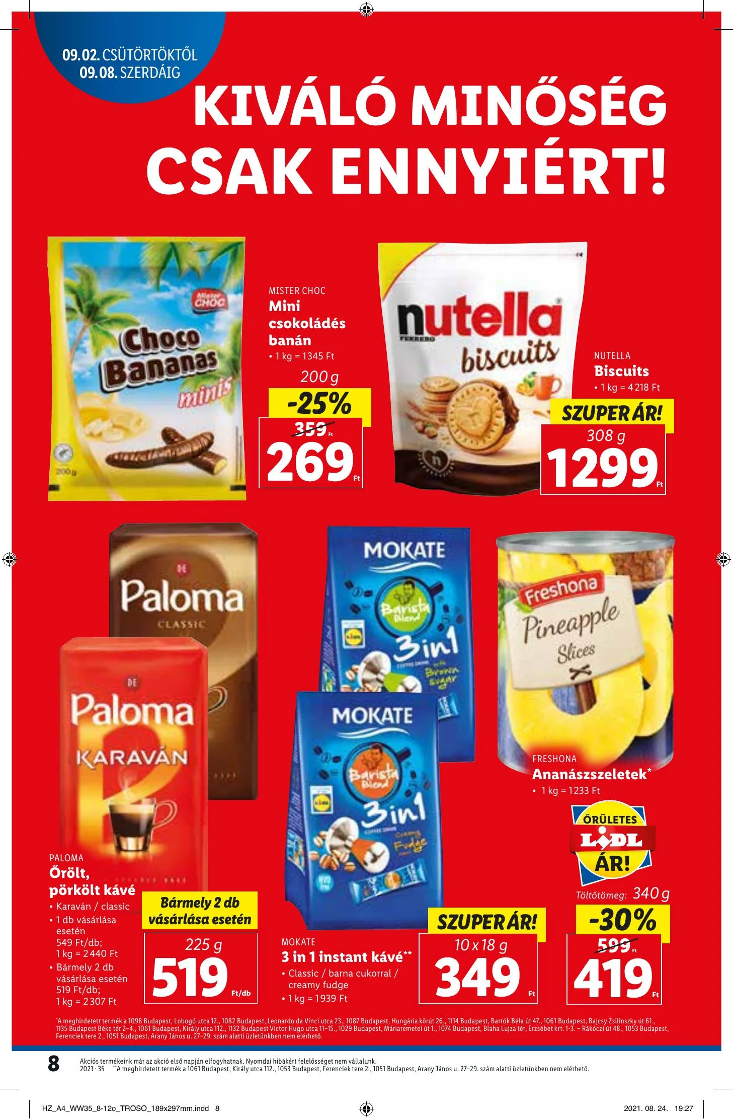 Lidl akciós újság 09.02–09.08 – 8. oldal