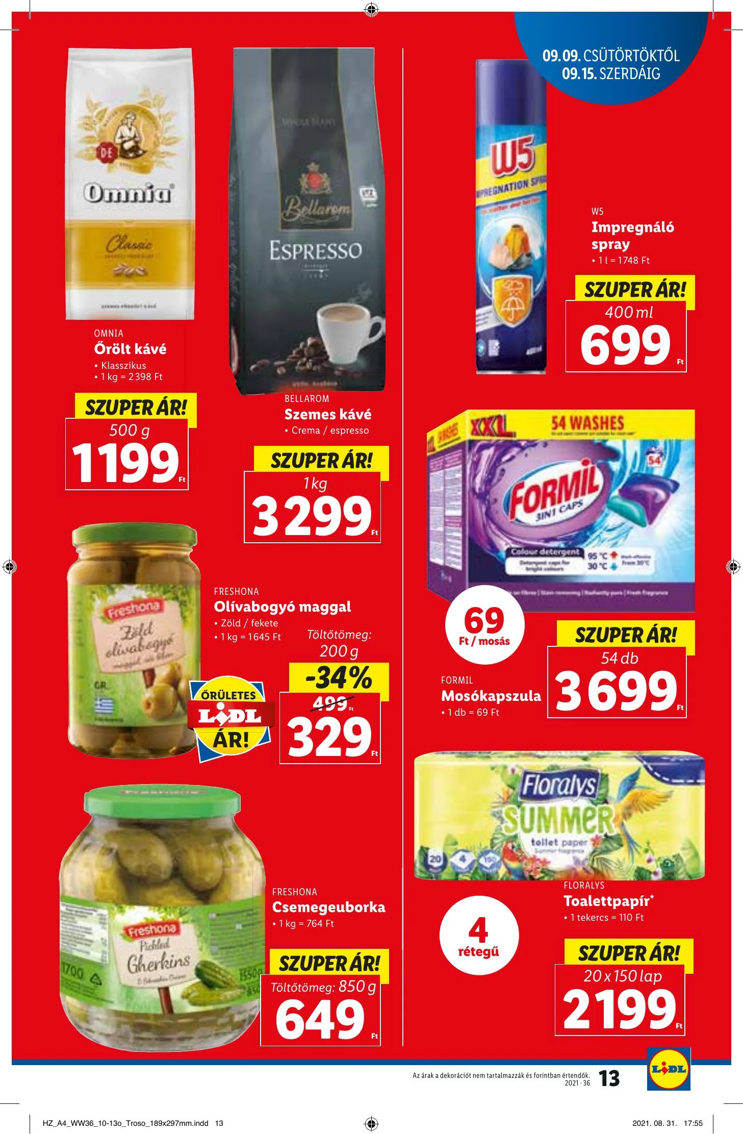 Lidl akciós újság 09.09–09.15 – 13. oldal