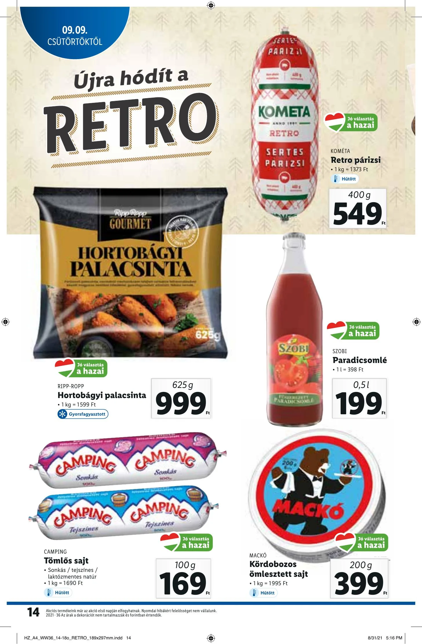Lidl akciós újság 09.09–09.15 – 14. oldal