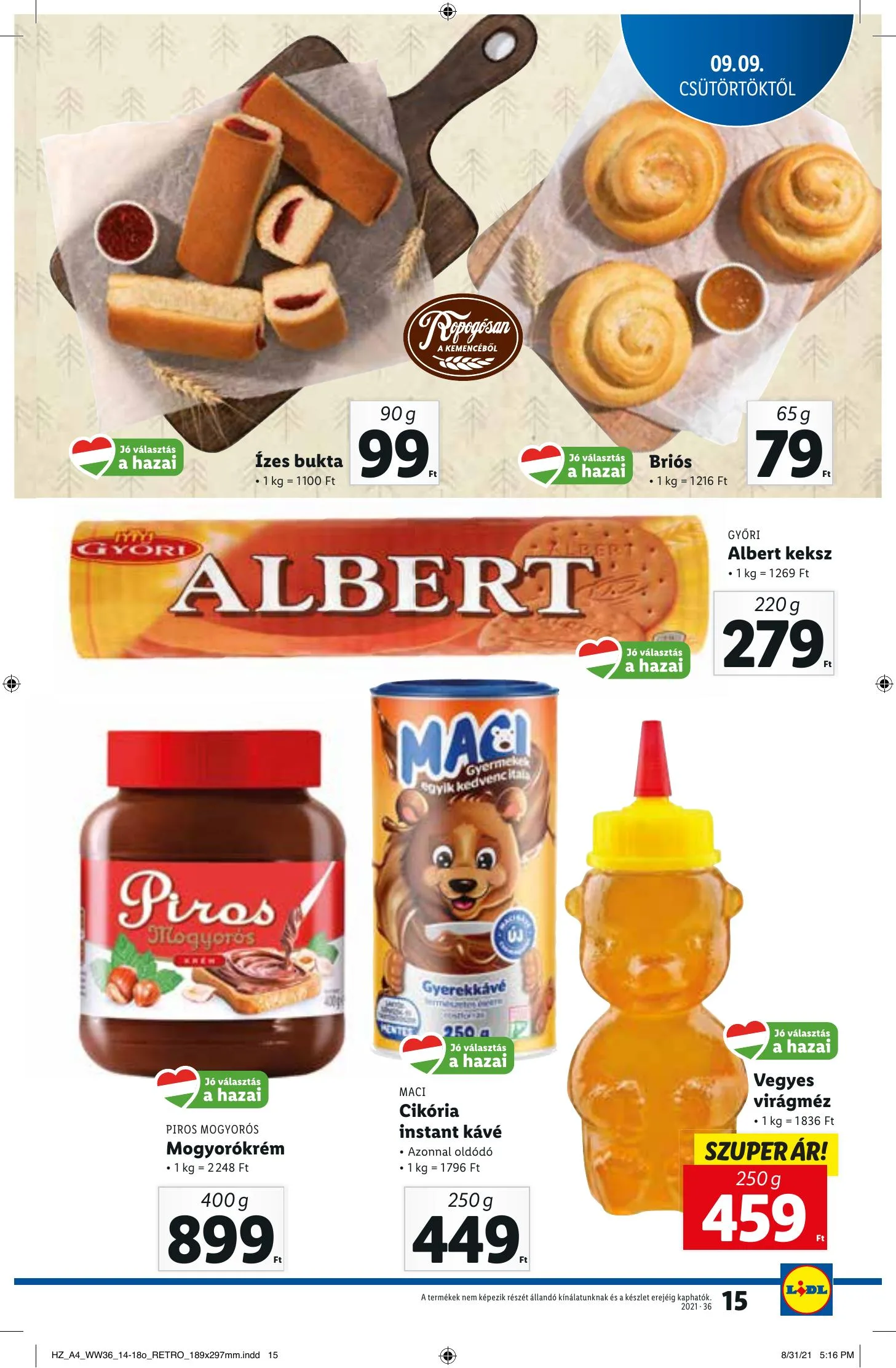 Lidl akciós újság 09.09–09.15 – 15. oldal