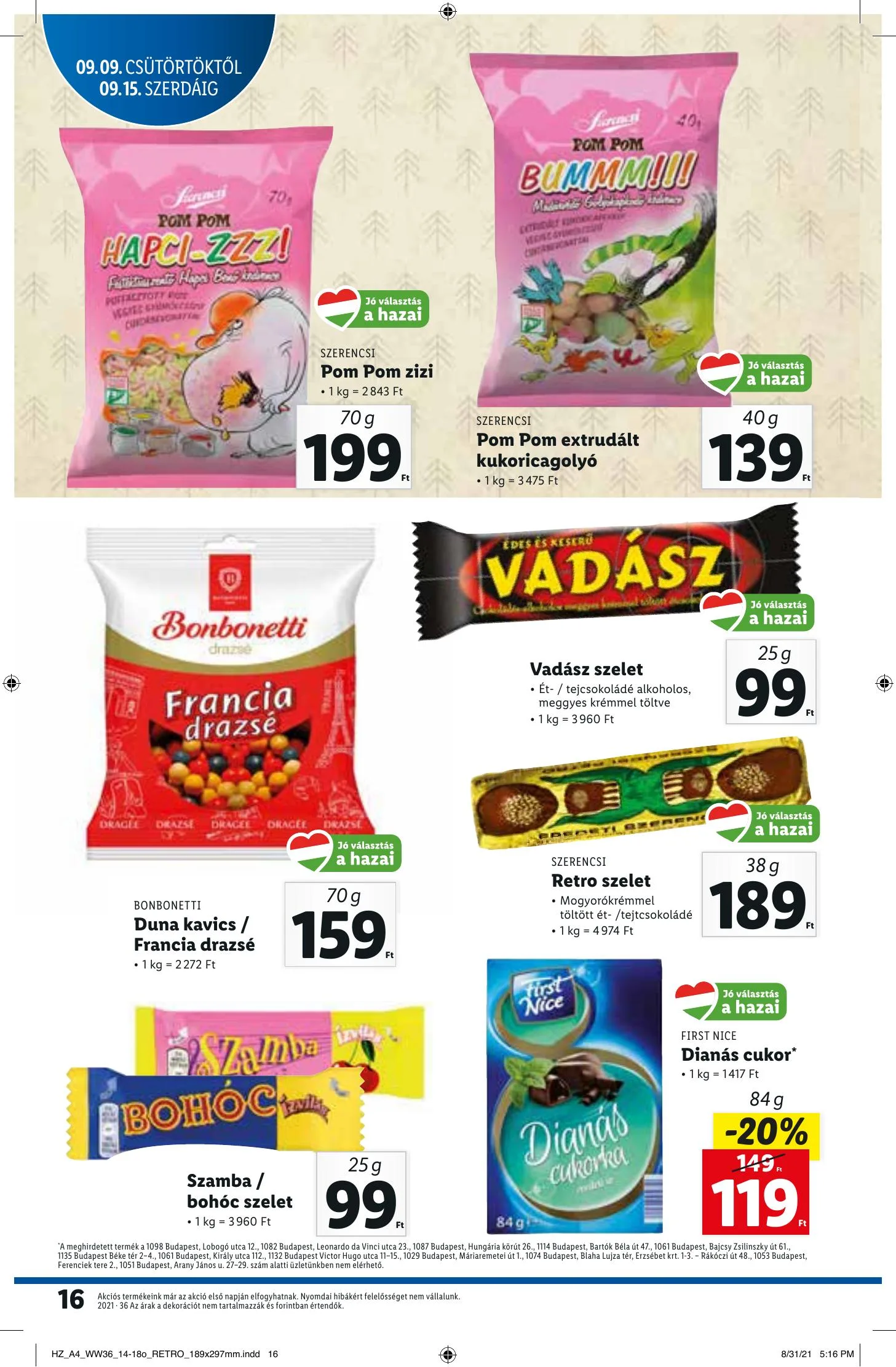 Lidl akciós újság 09.09–09.15 – 16. oldal