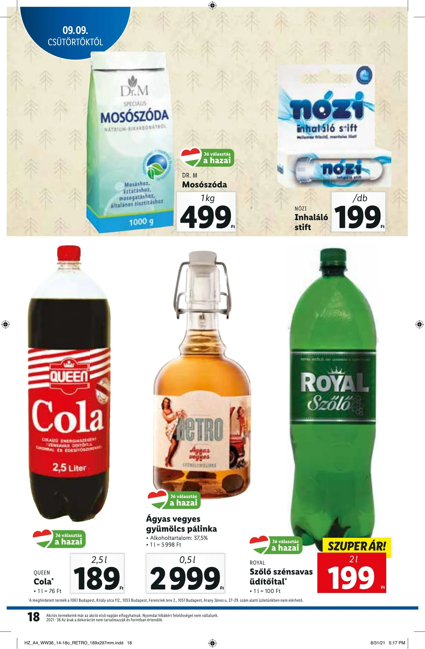 Lidl akciós újság 09.09–09.15 – 18. oldal