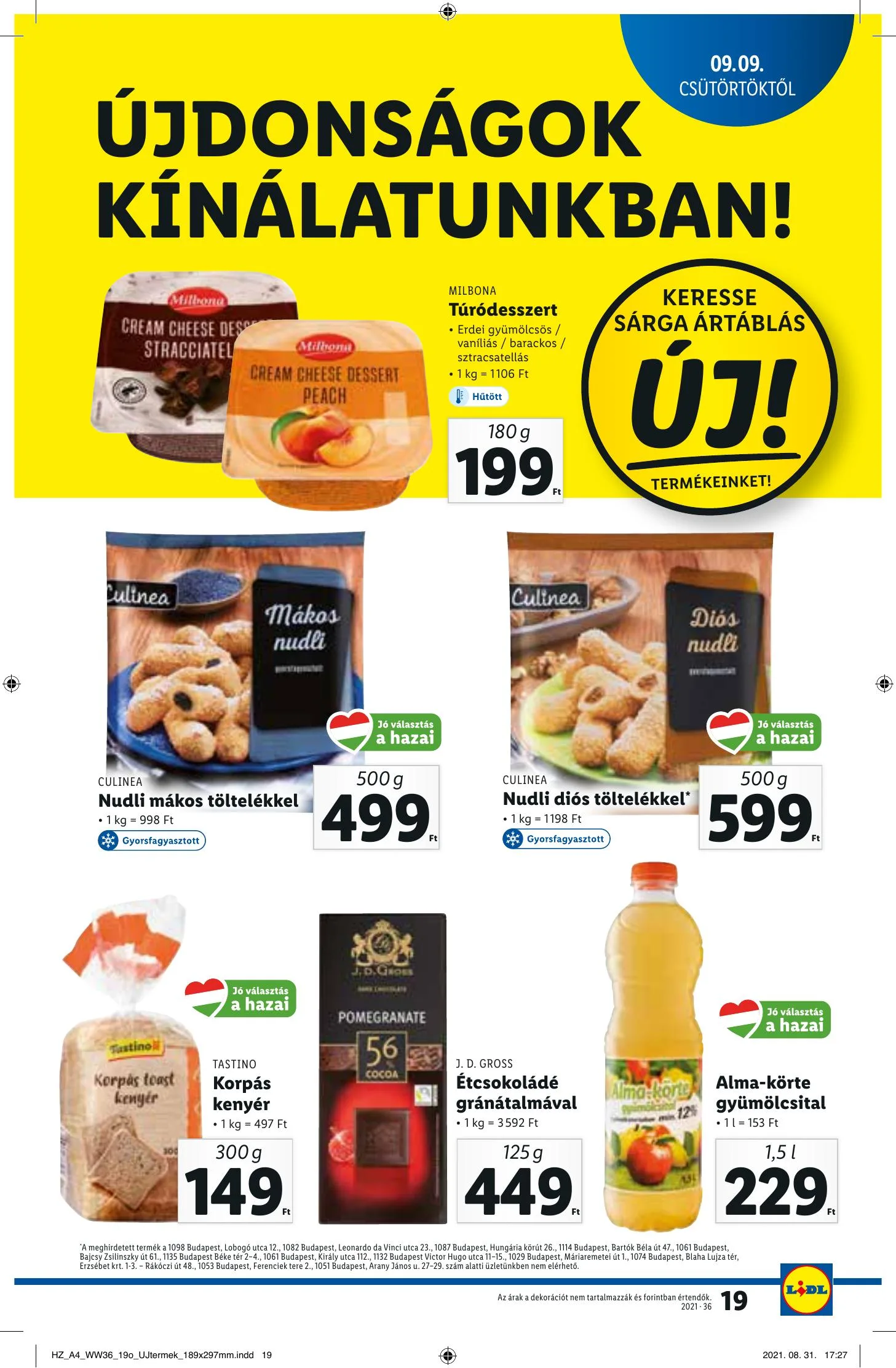Lidl akciós újság 09.09–09.15 – 19. oldal