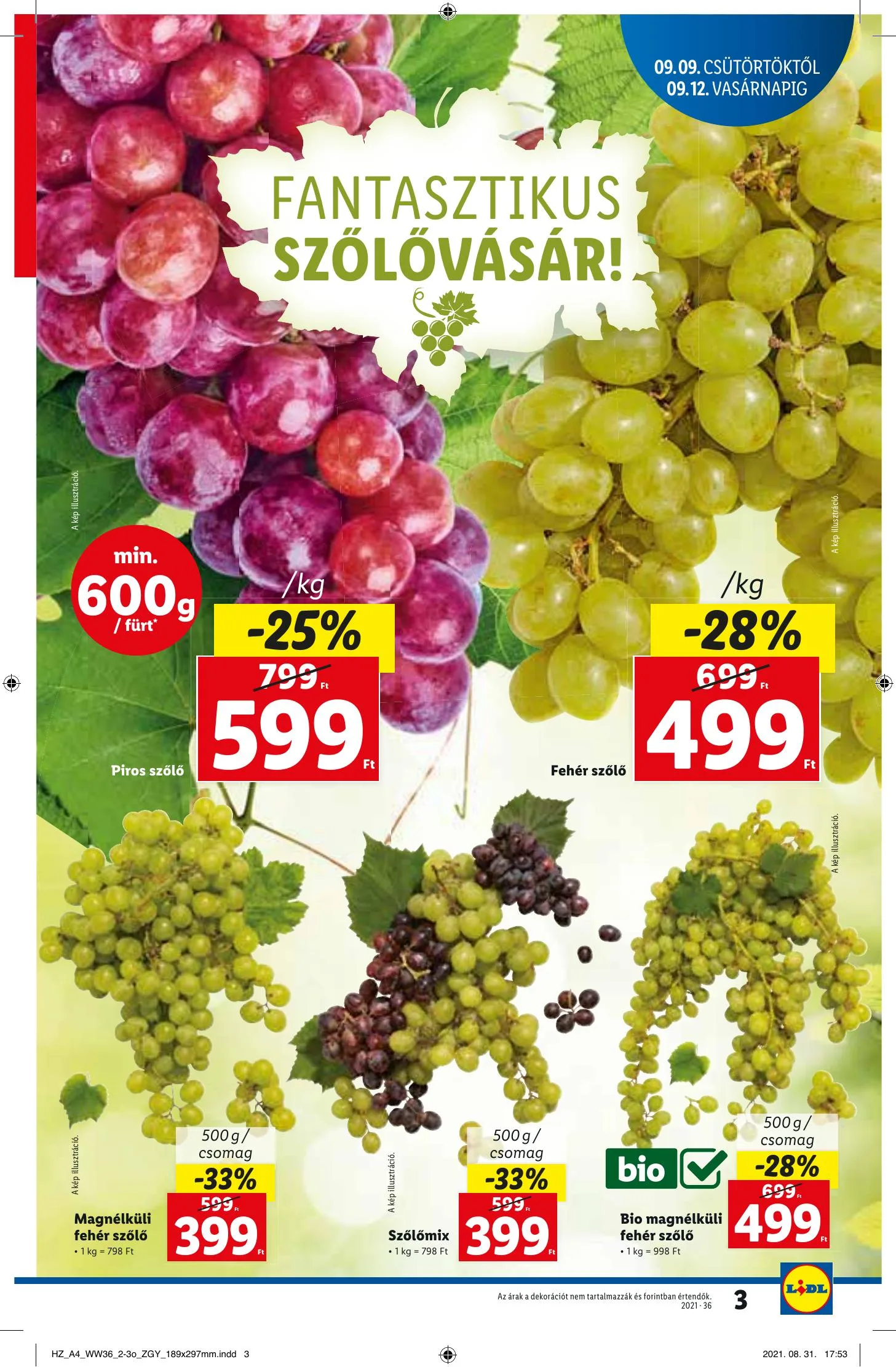 Lidl akciós újság 09.09–09.15 – 3. oldal