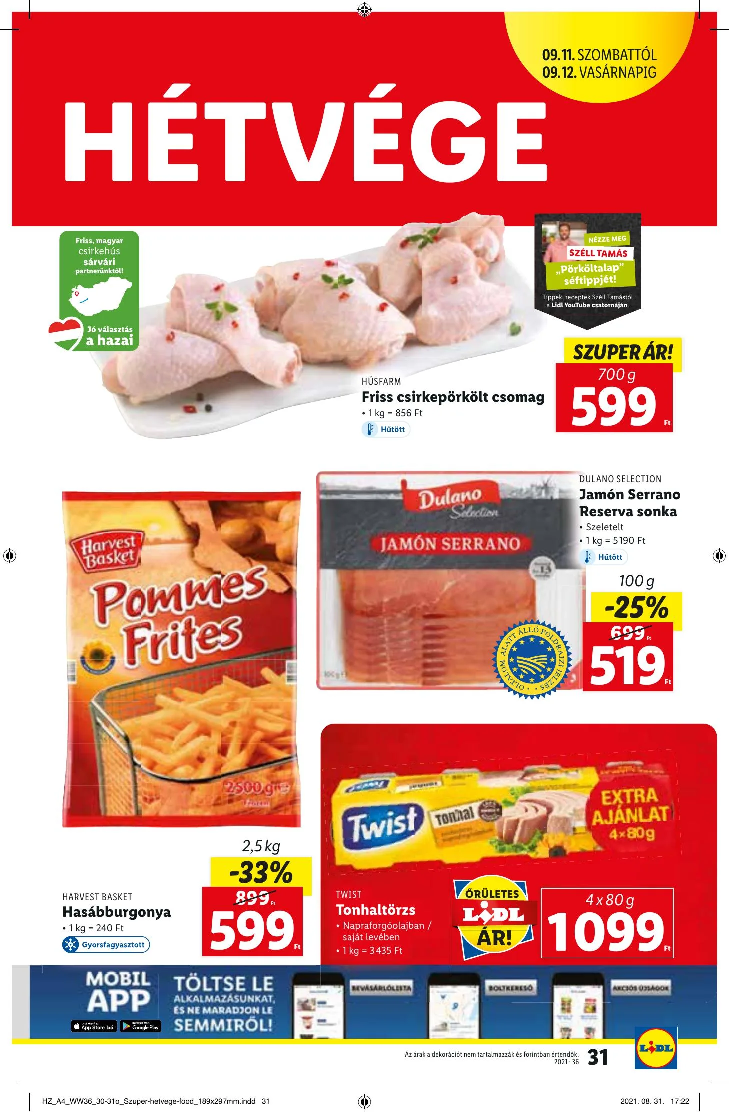 Lidl akciós újság 09.09–09.15 – 31. oldal