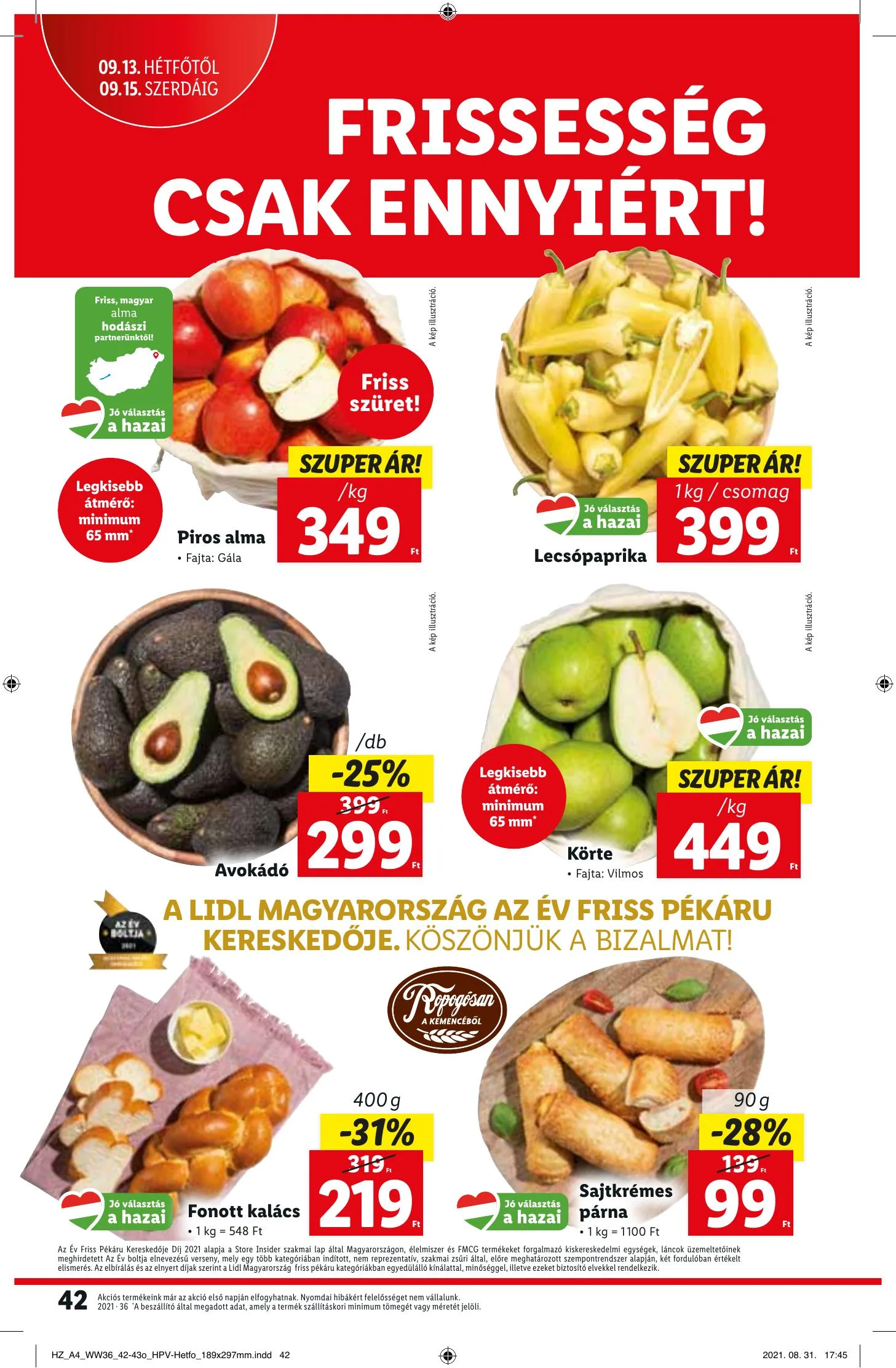 Lidl akciós újság 09.09–09.15 – 42. oldal