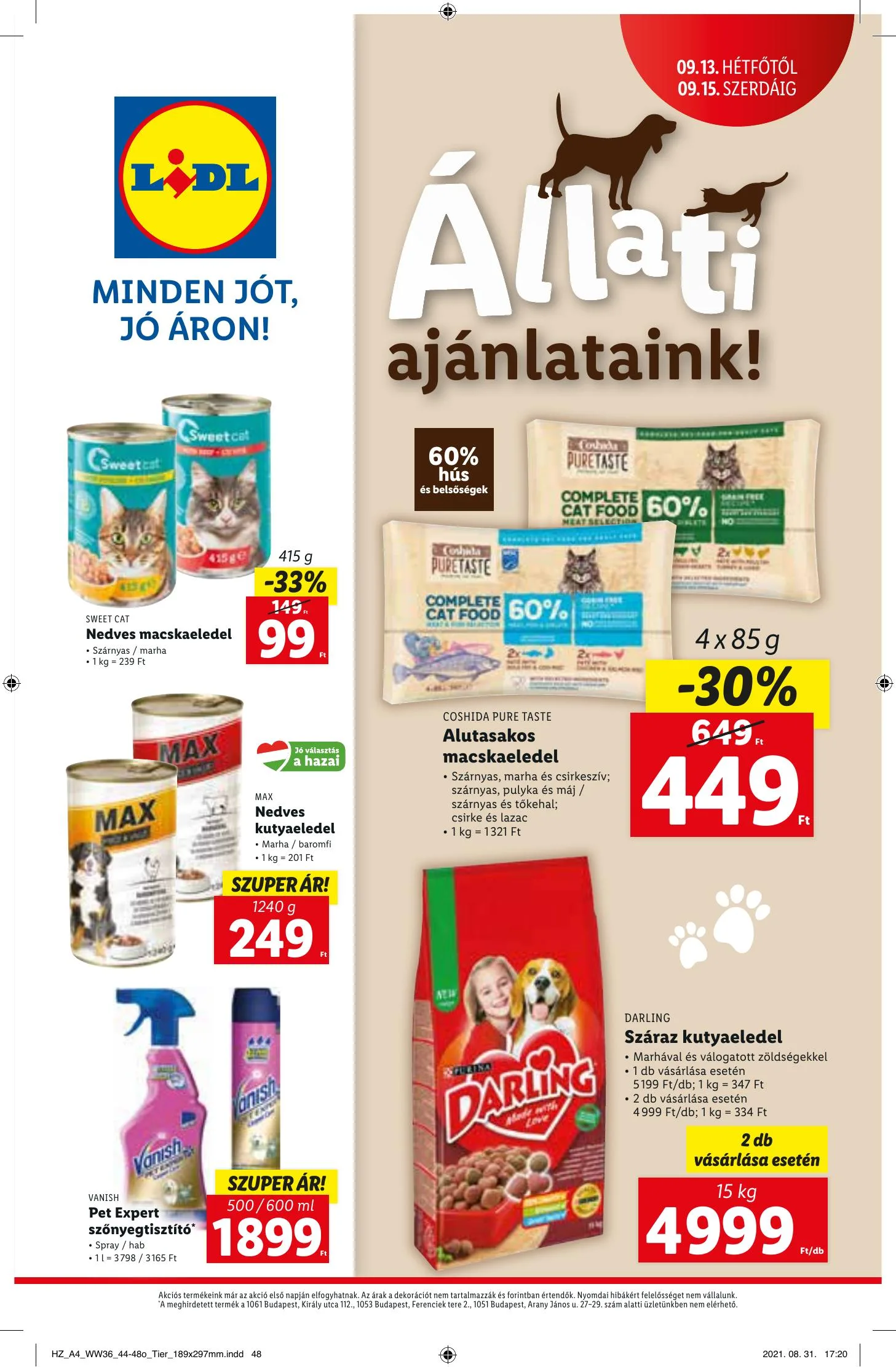 Lidl akciós újság 09.09–09.15 – 48. oldal