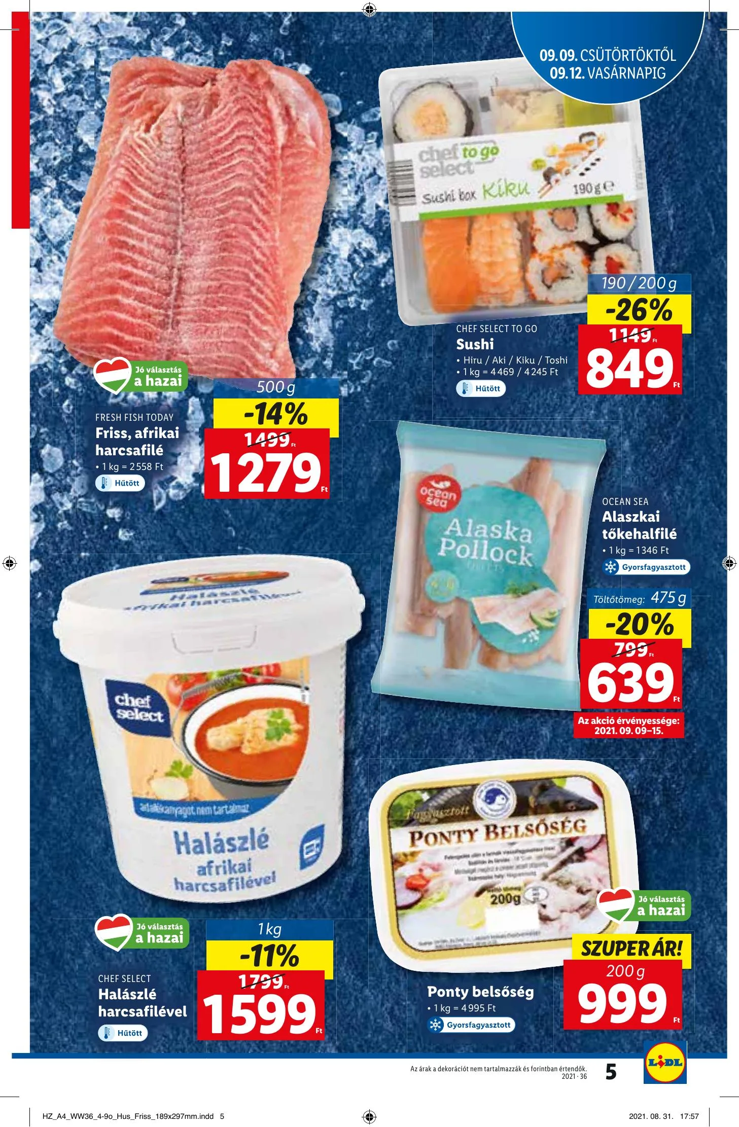 Lidl akciós újság 09.09–09.15 – 5. oldal
