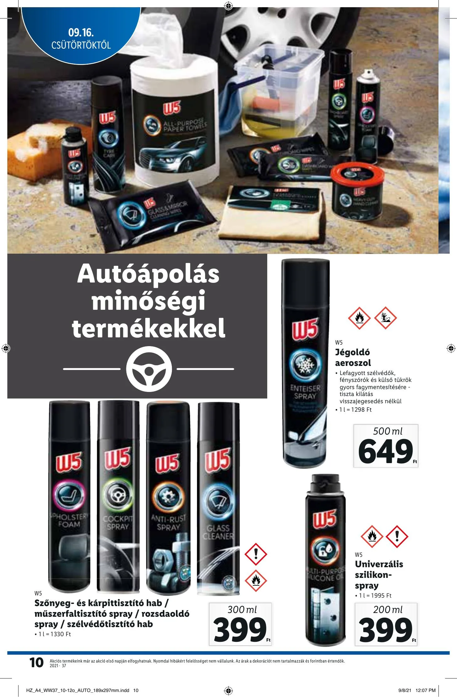 Lidl akciós újság 09.16–09.22 – 10. oldal