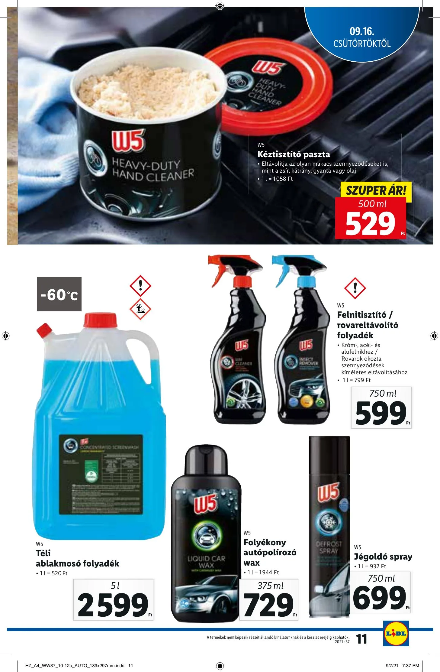 Lidl akciós újság 09.16–09.22 – 11. oldal