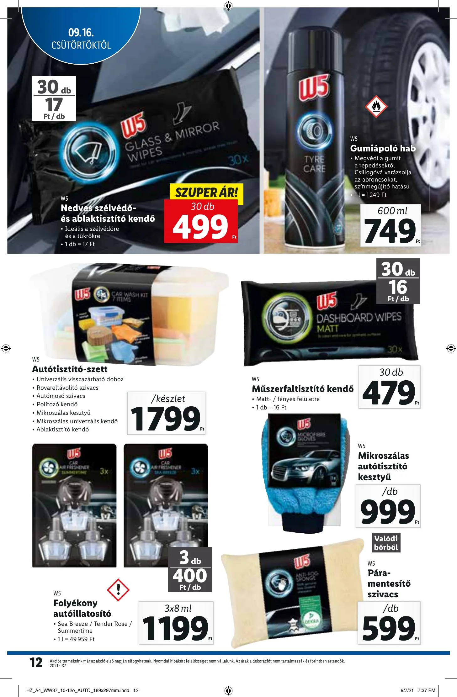 Lidl akciós újság 09.16–09.22 – 12. oldal