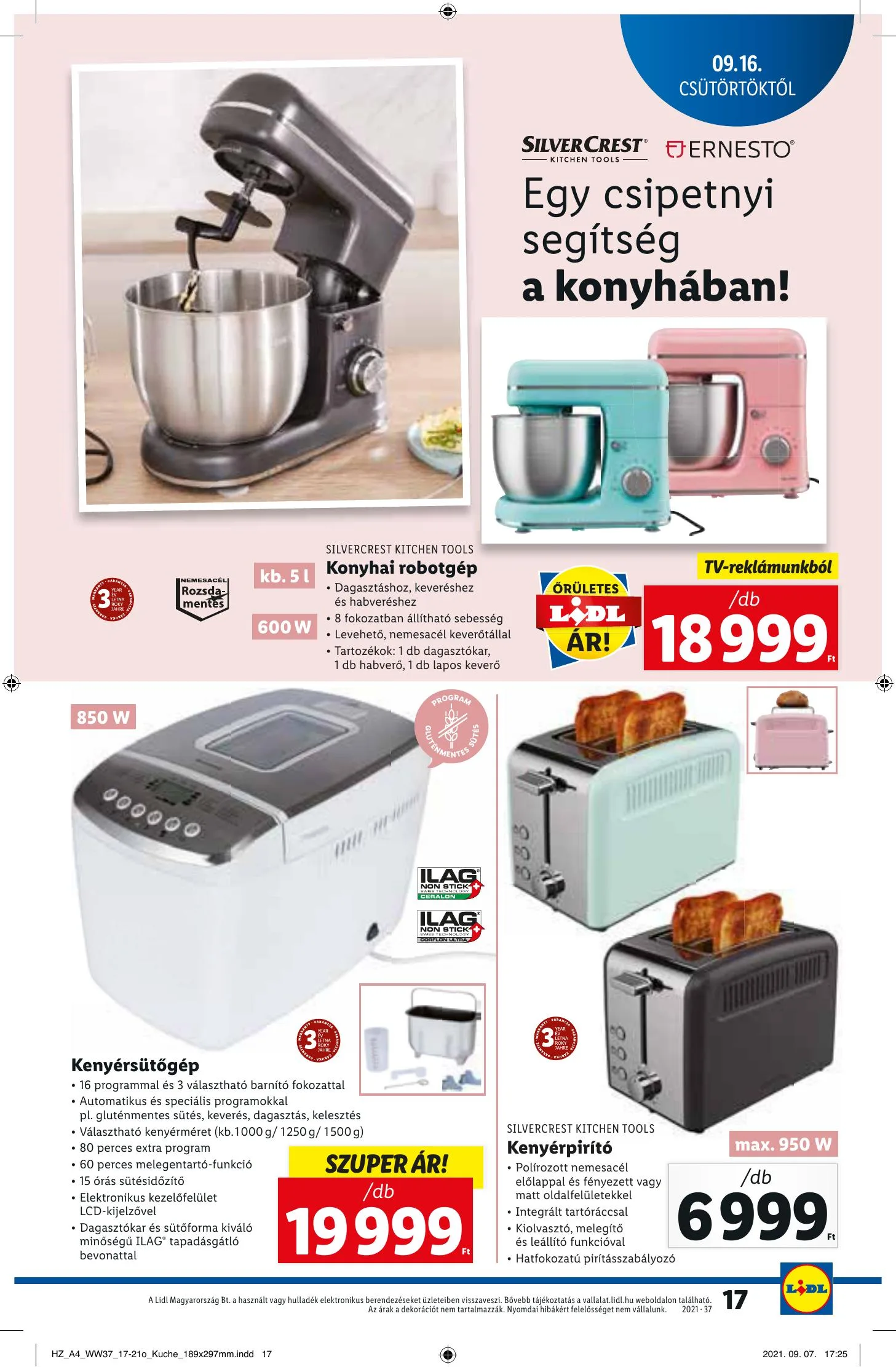 Lidl akciós újság 09.16–09.22 – 17. oldal