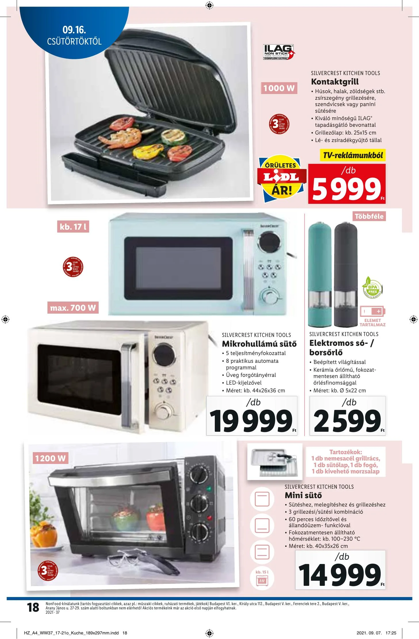 Lidl akciós újság 09.16–09.22 – 18. oldal