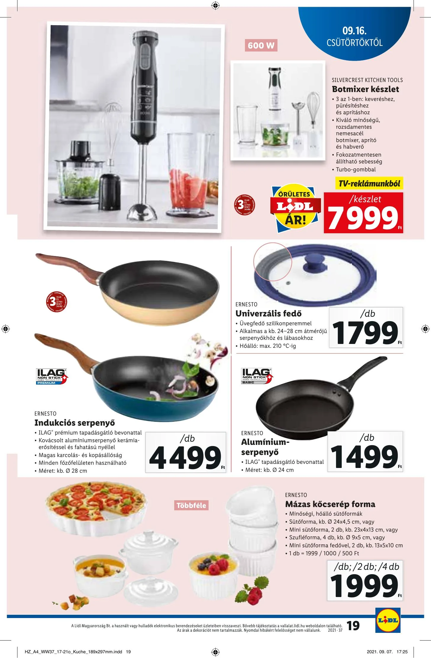 Lidl akciós újság 09.16–09.22 – 19. oldal