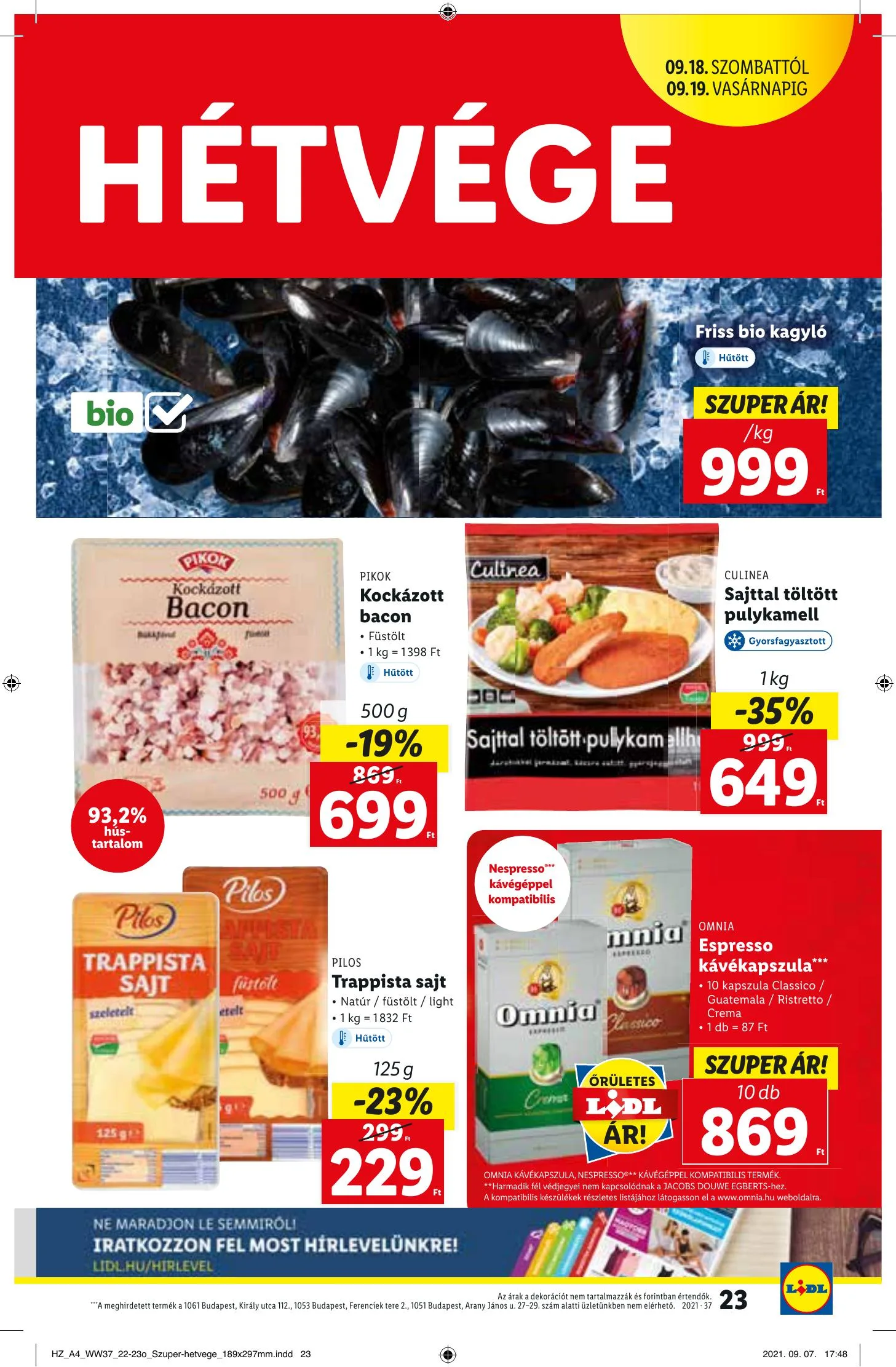 Lidl akciós újság 09.16–09.22 – 23. oldal