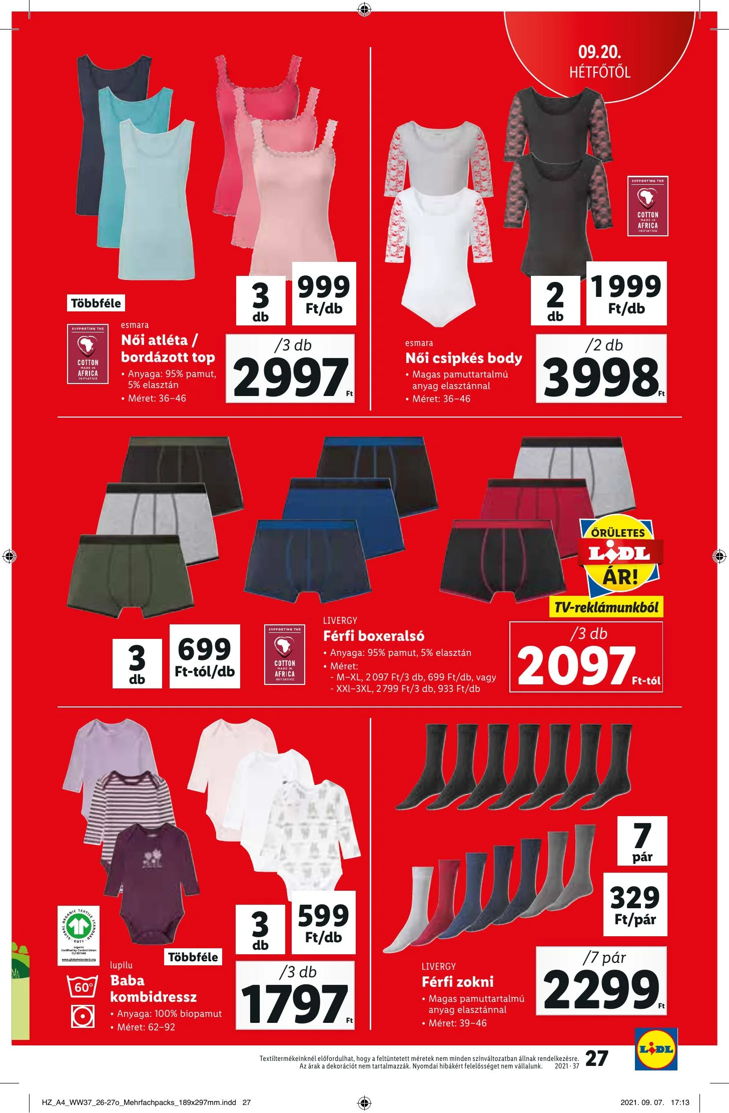 Lidl akciós újság 09.16–09.22 – 27. oldal