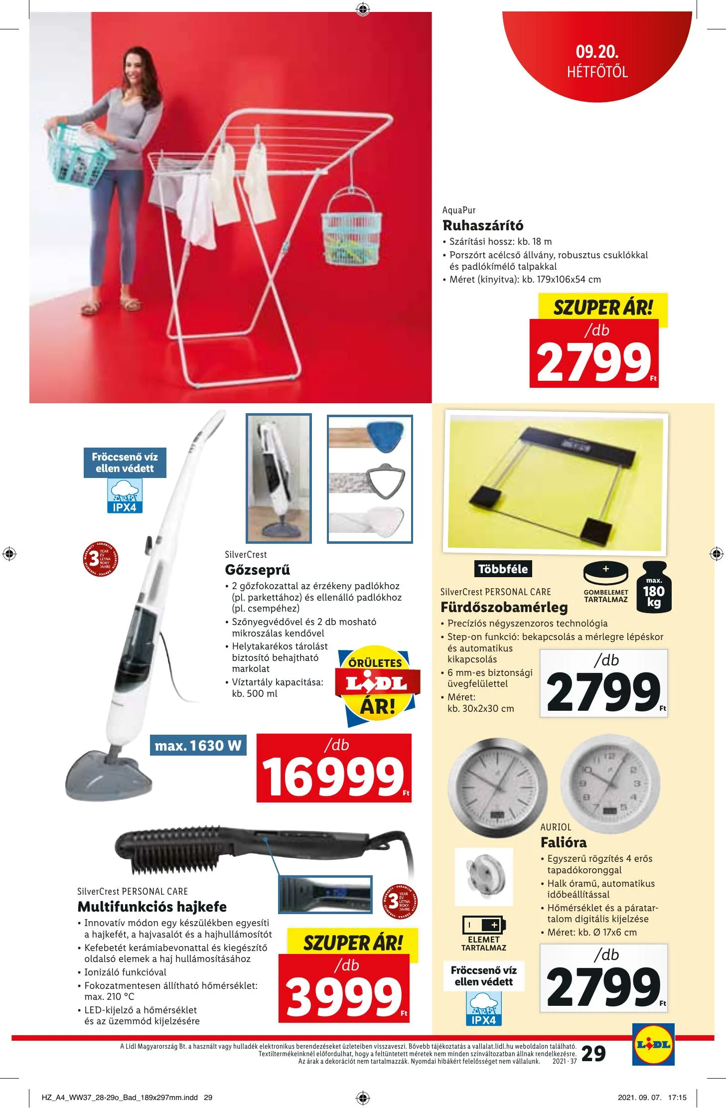Lidl akciós újság 09.16–09.22 – 29. oldal