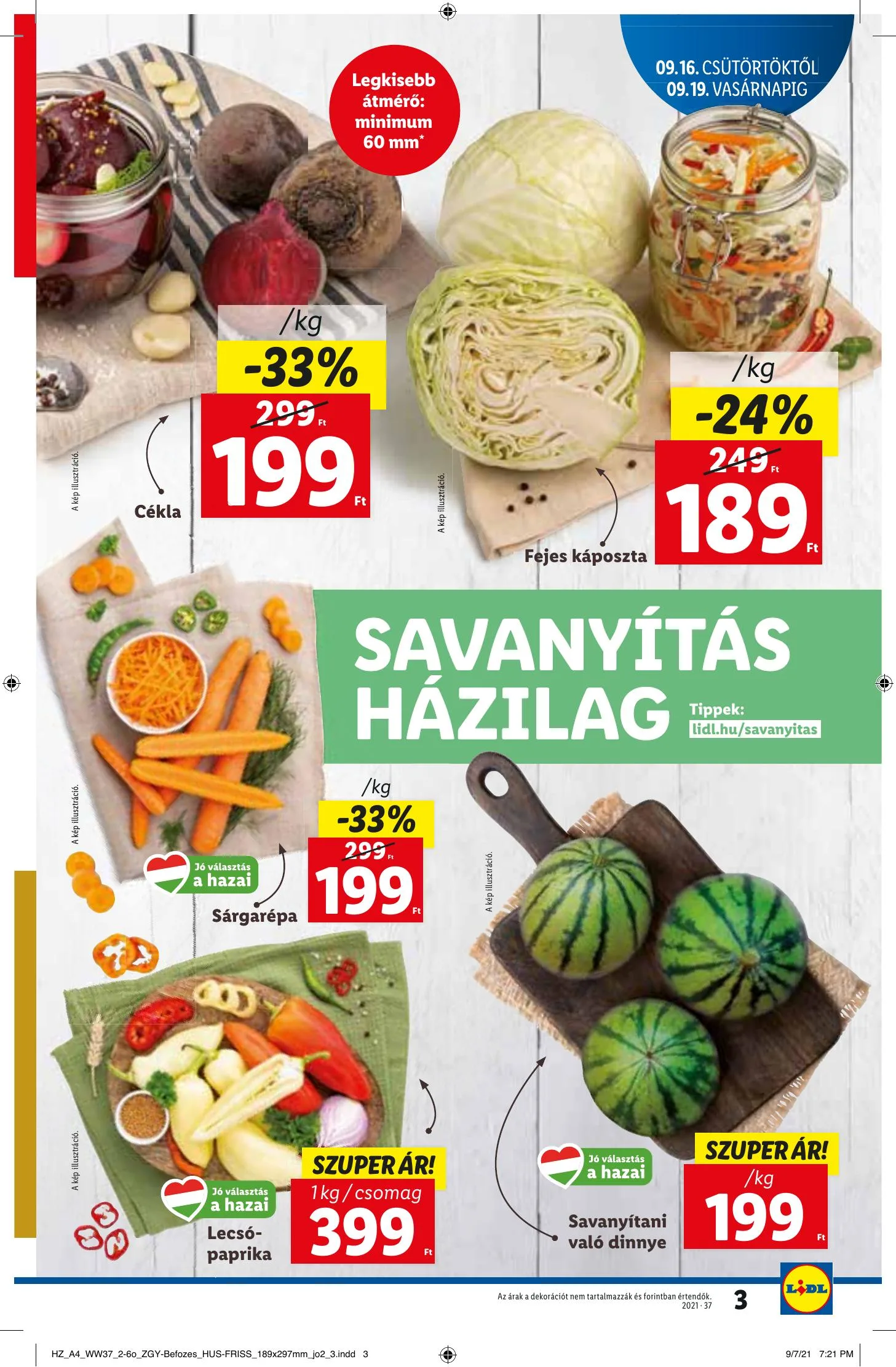 Lidl akciós újság 09.16–09.22 – 3. oldal