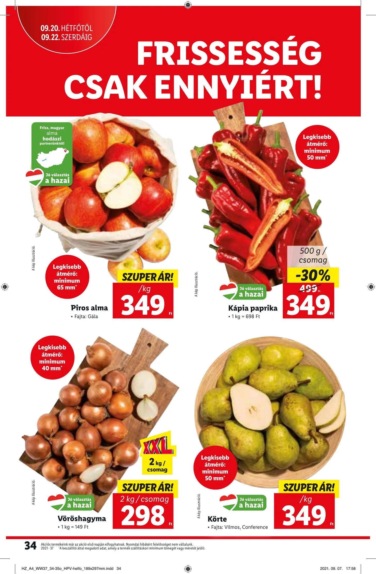 Lidl akciós újság 09.16–09.22 – 34. oldal
