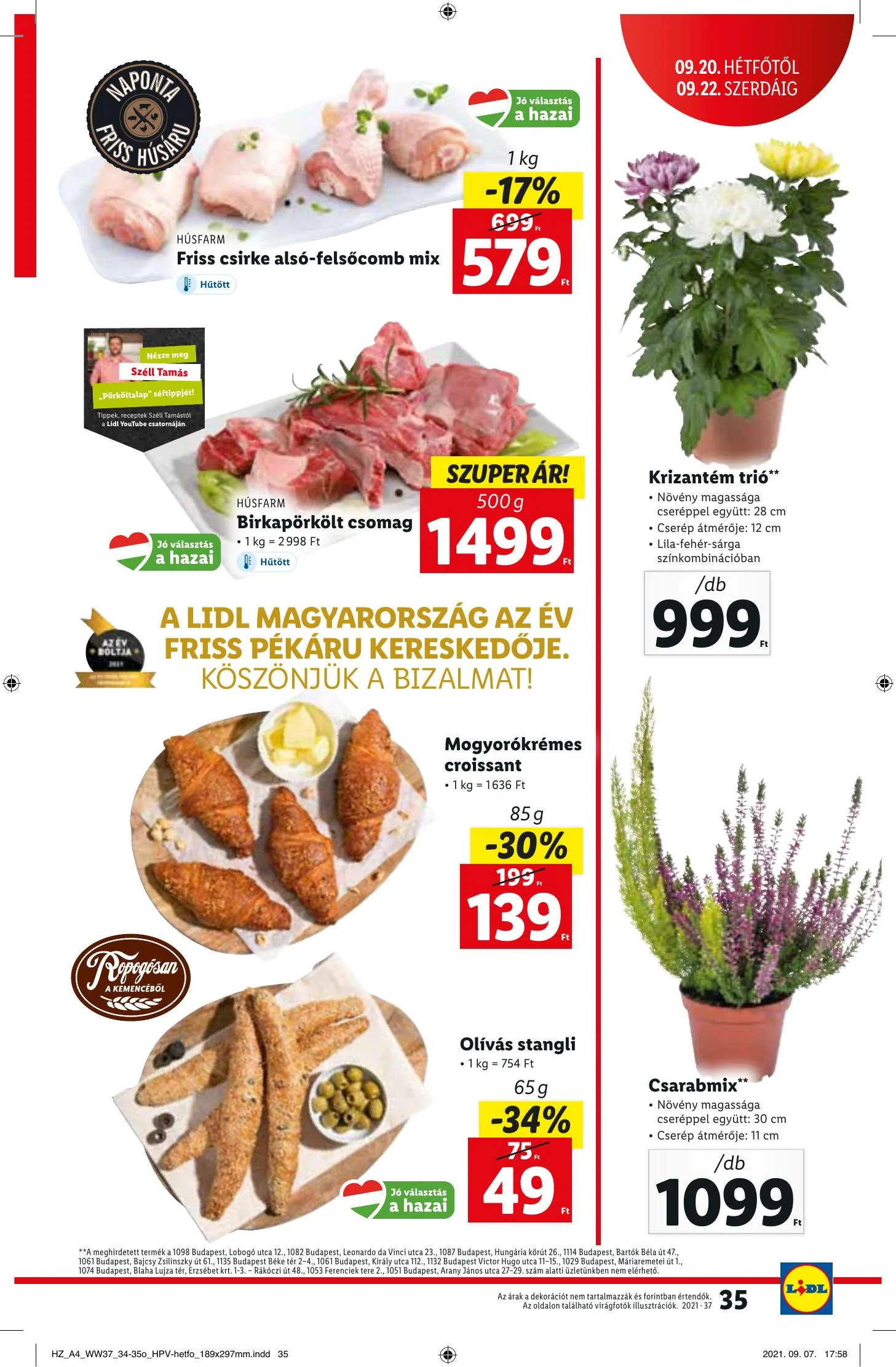 Lidl akciós újság 09.16–09.22 – 35. oldal