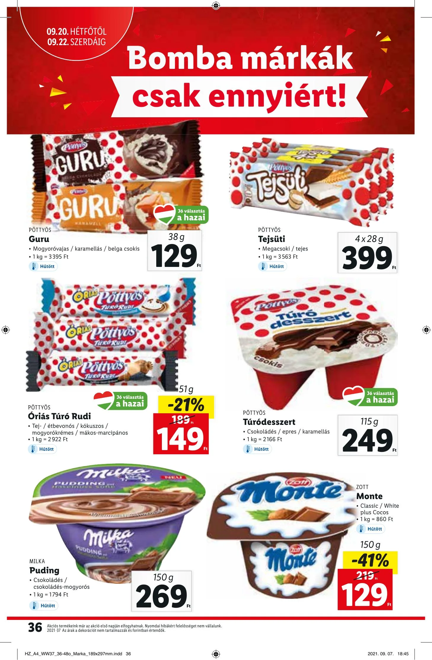 Lidl akciós újság 09.16–09.22 – 36. oldal