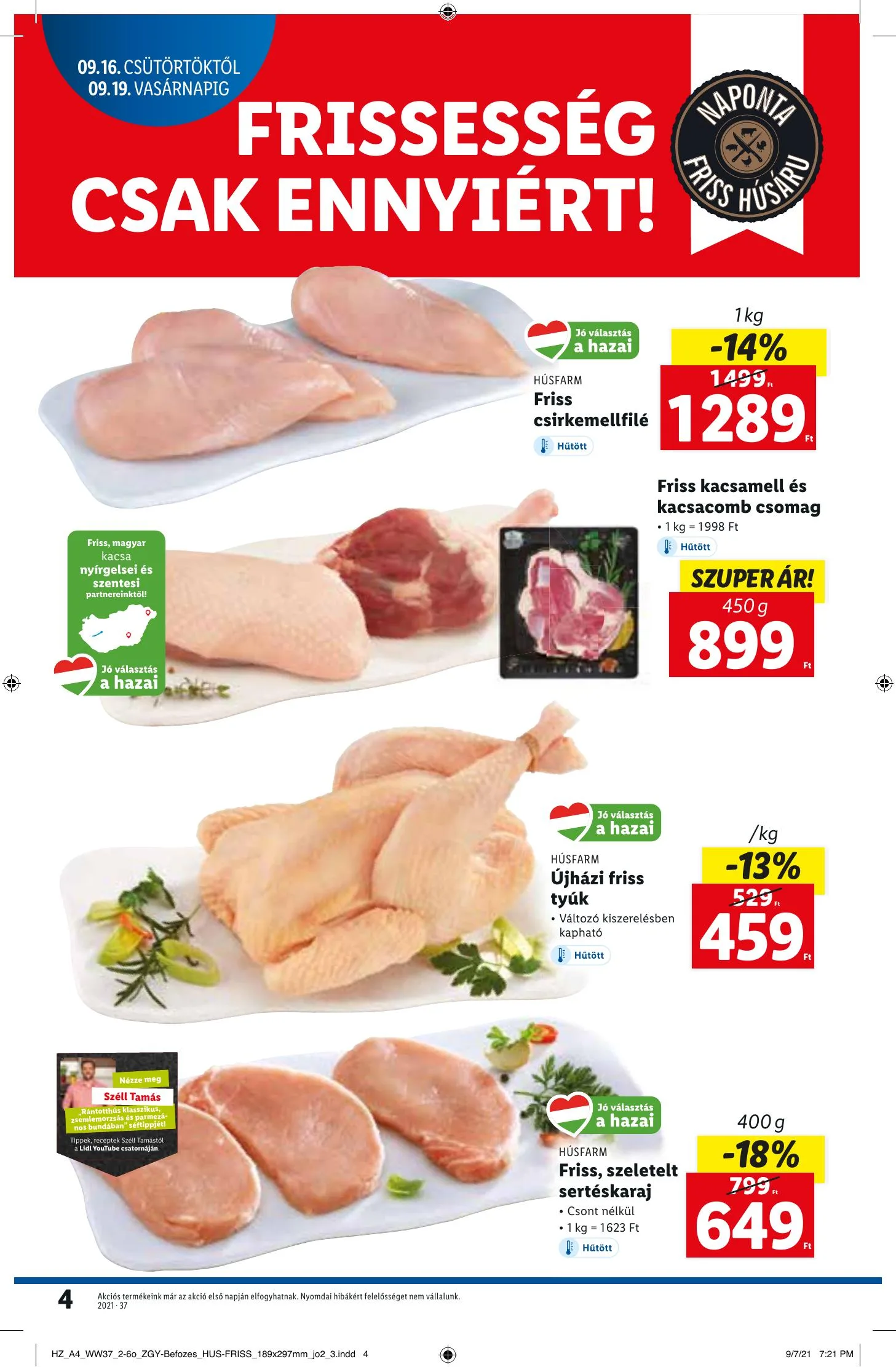 Lidl akciós újság 09.16–09.22 – 4. oldal