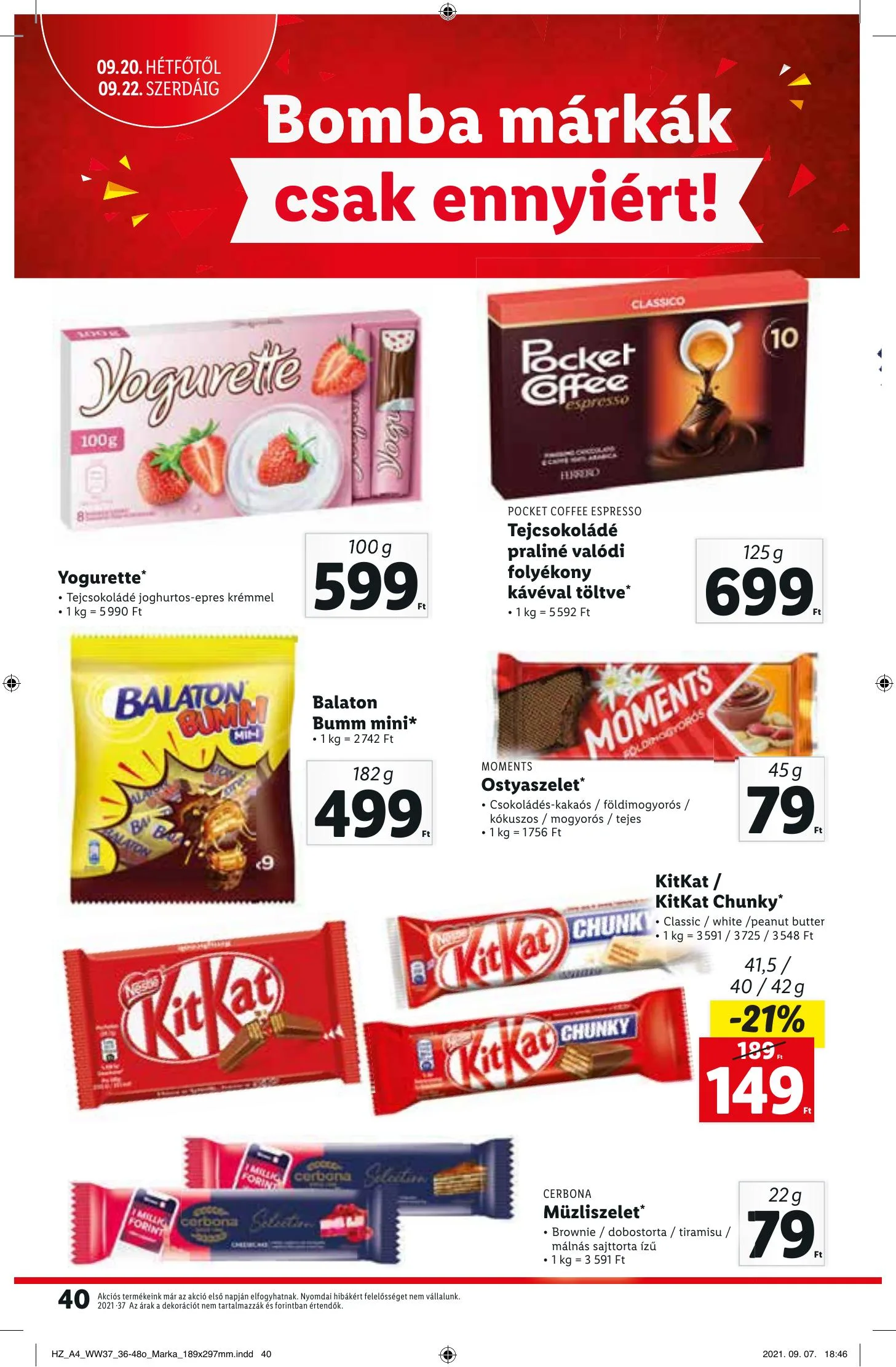 Lidl akciós újság 09.16–09.22 – 40. oldal