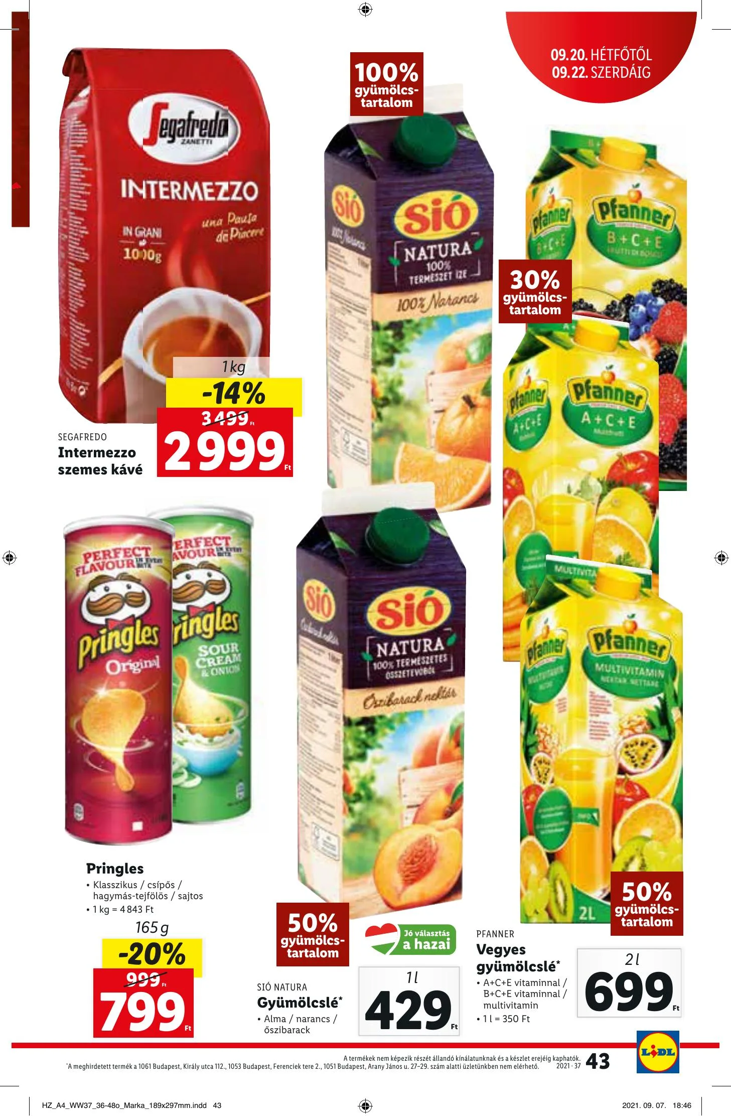 Lidl akciós újság 09.16–09.22 – 43. oldal