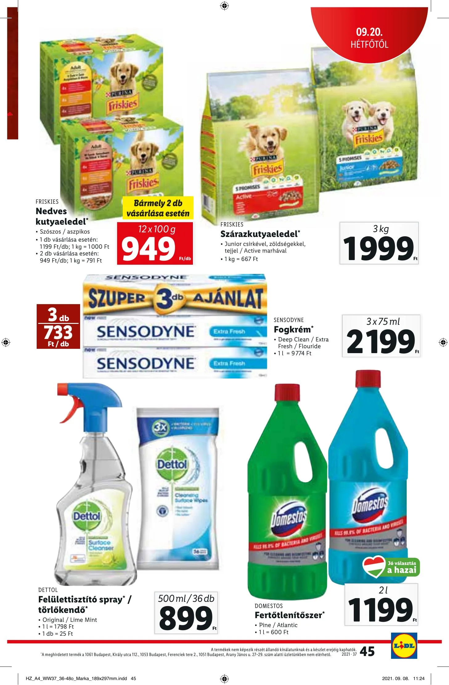 Lidl akciós újság 09.16–09.22 – 45. oldal