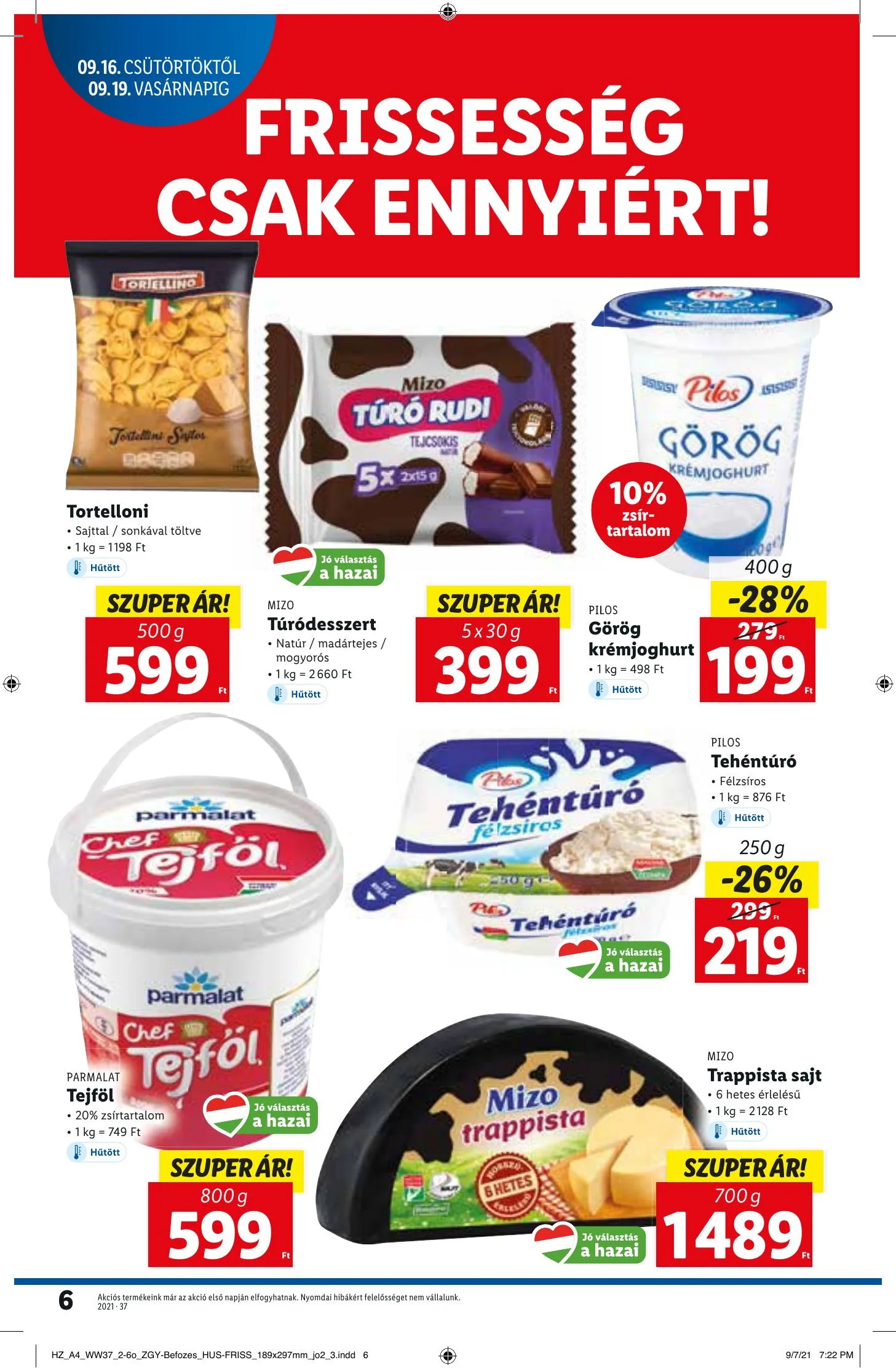 Lidl akciós újság 09.16–09.22 – 6. oldal