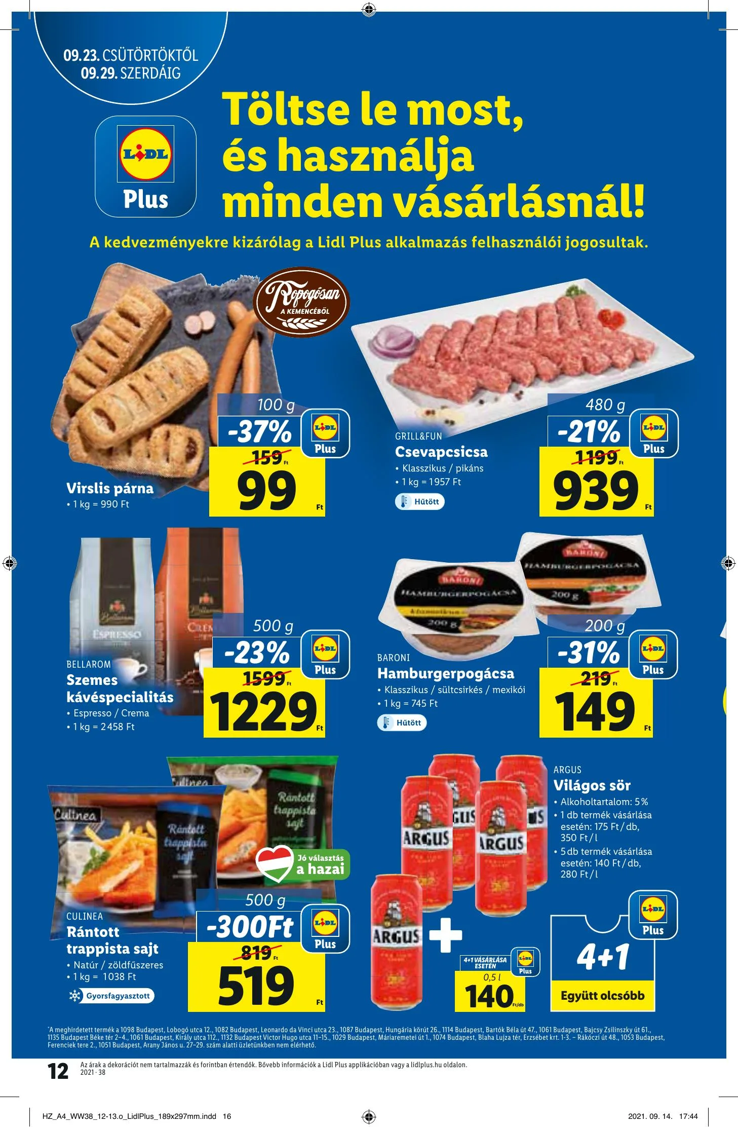 Lidl akciós újság 09.23–09.29 – 12. oldal