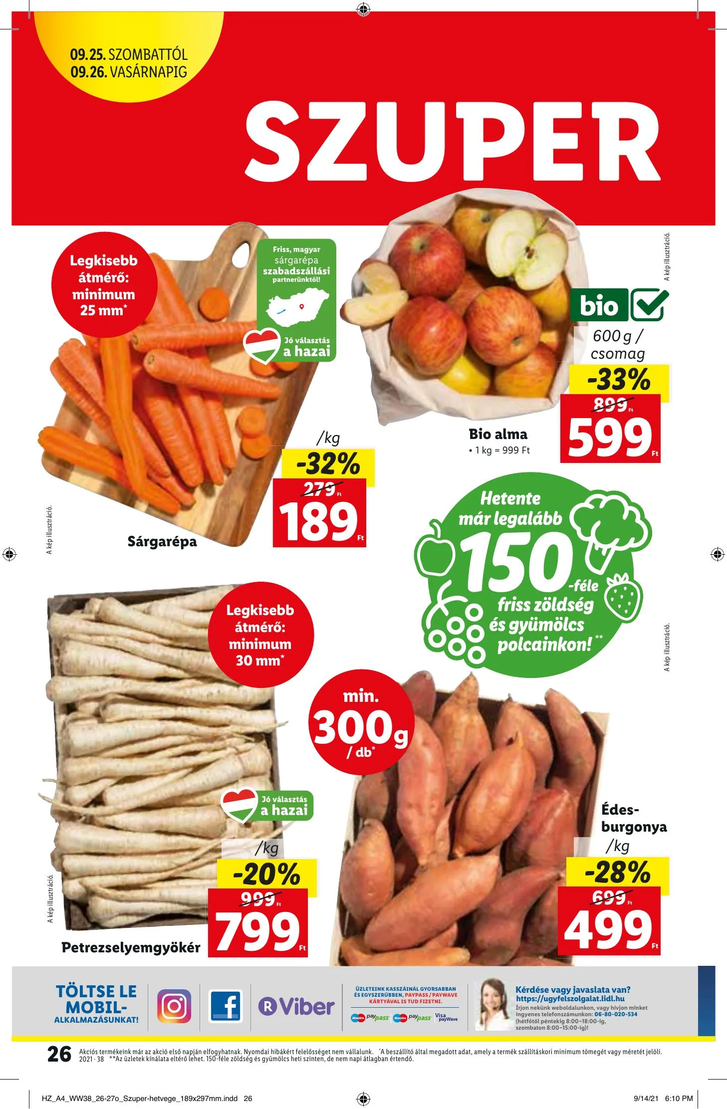 Lidl akciós újság 09.23–09.29 – 26. oldal