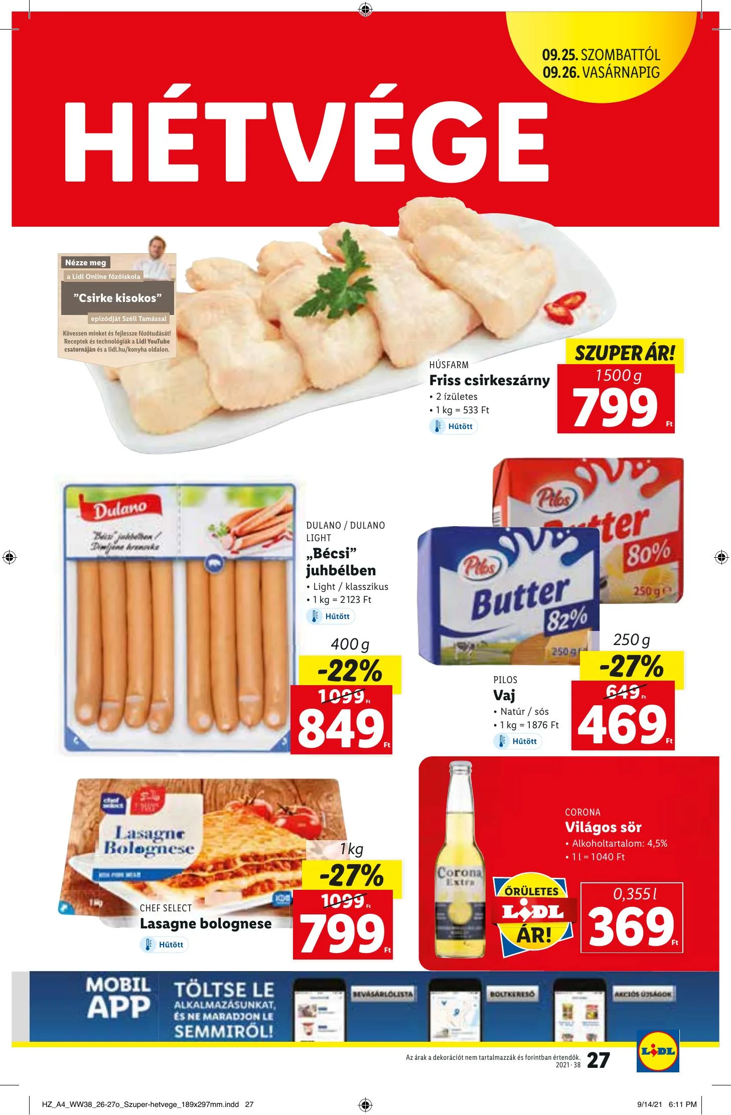 Lidl akciós újság 09.23–09.29 – 27. oldal