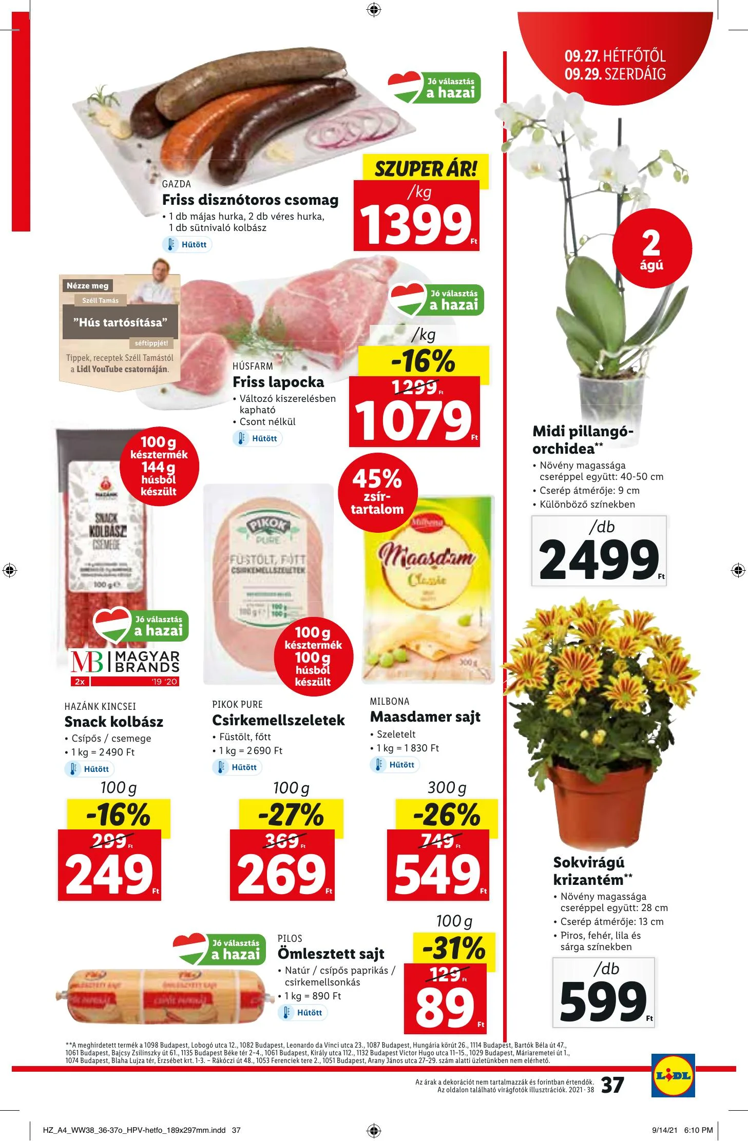 Lidl akciós újság 09.23–09.29 – 37. oldal