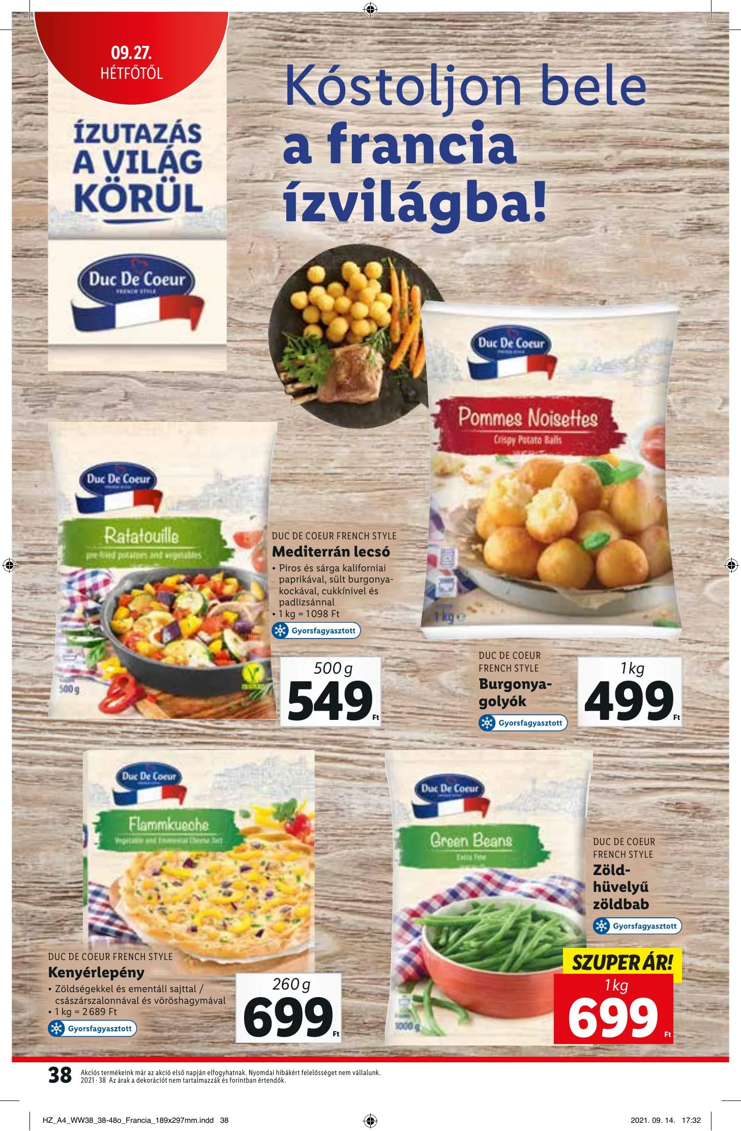Lidl akciós újság 09.23–09.29 – 38. oldal
