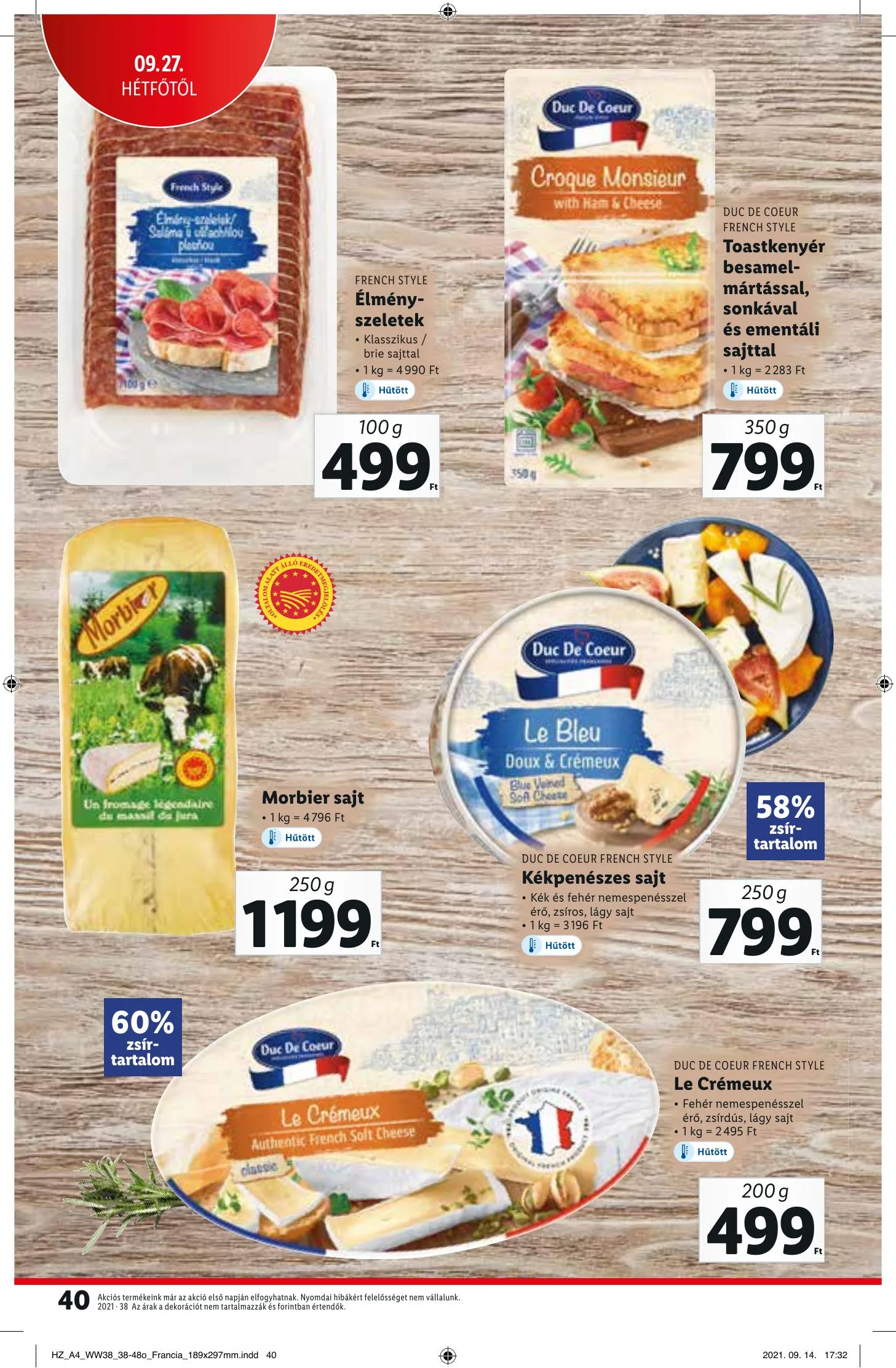 Lidl akciós újság 09.23–09.29 – 40. oldal
