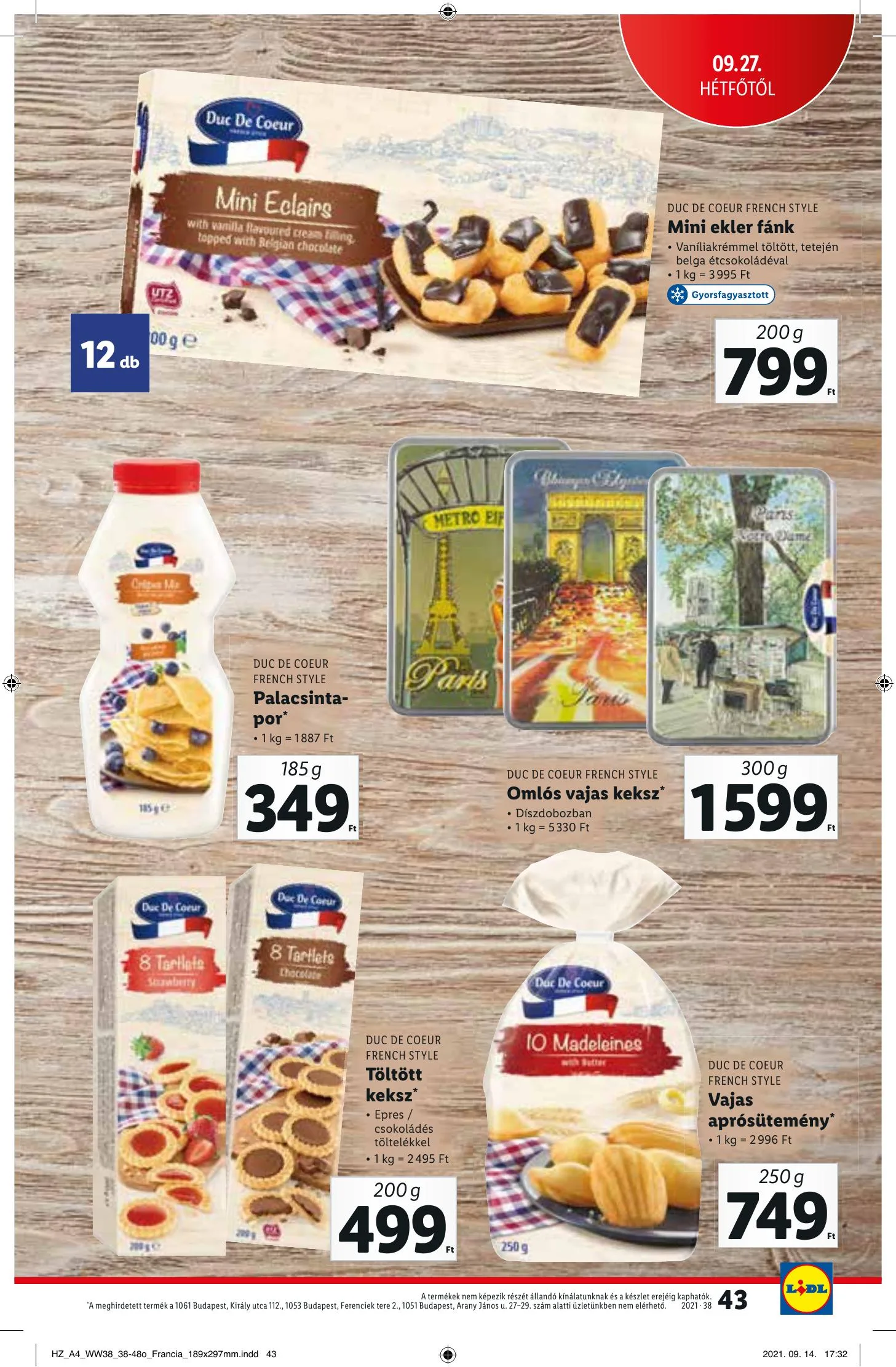 Lidl akciós újság 09.23–09.29 – 43. oldal