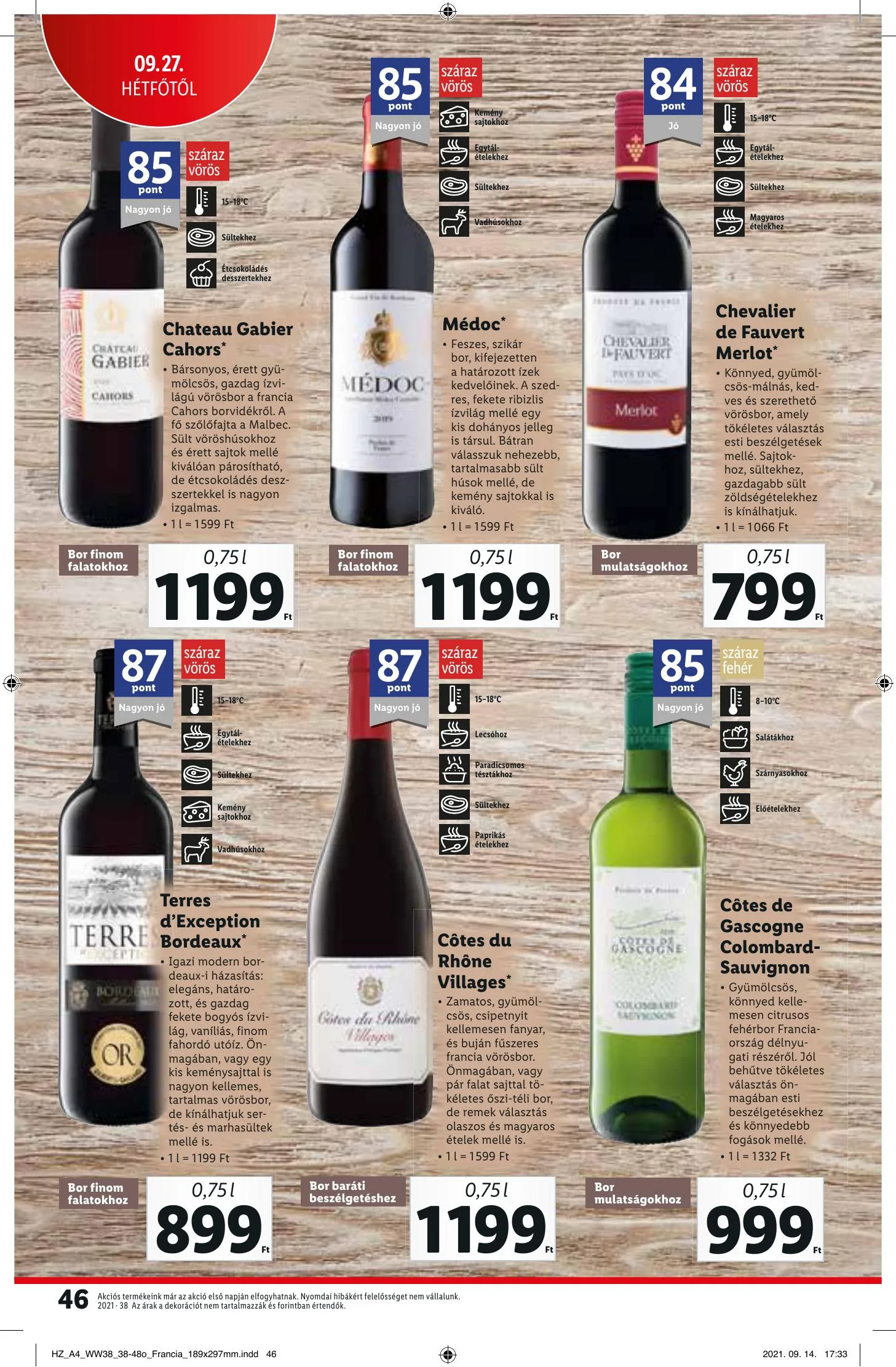 Lidl akciós újság 09.23–09.29 – 46. oldal