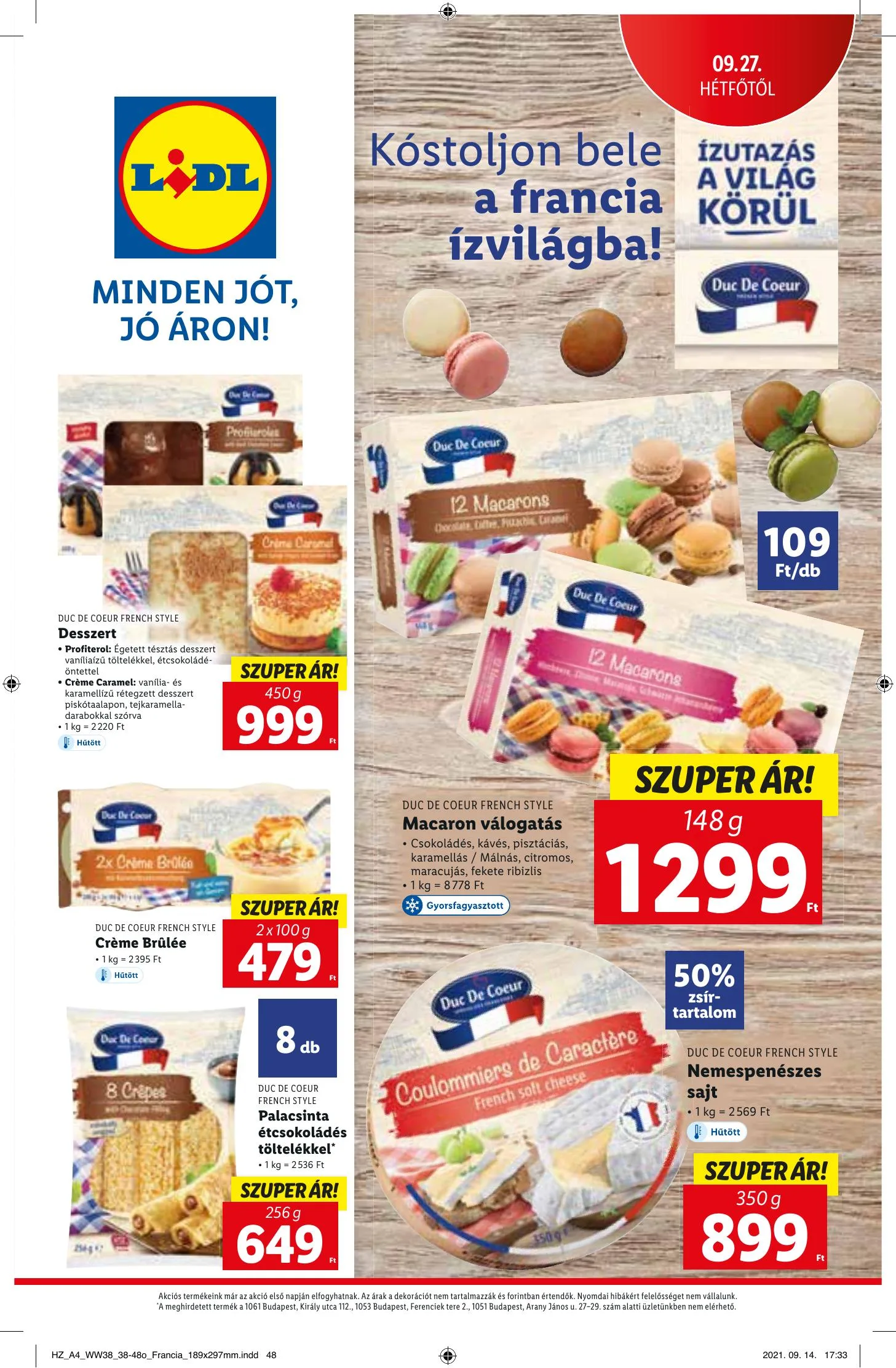 Lidl akciós újság 09.23–09.29 – 48. oldal