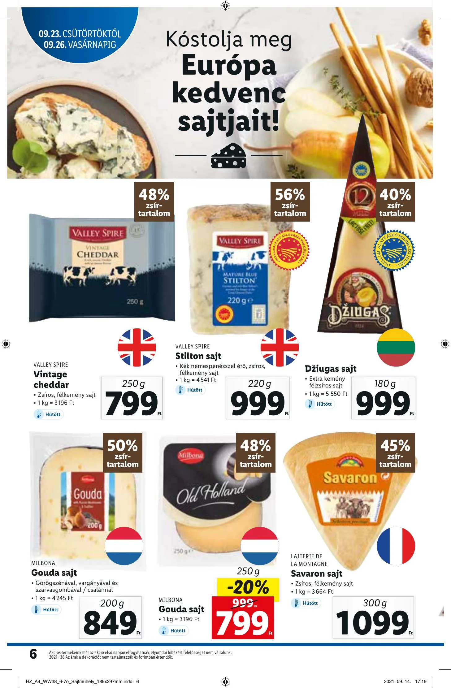 Lidl akciós újság 09.23–09.29 – 6. oldal