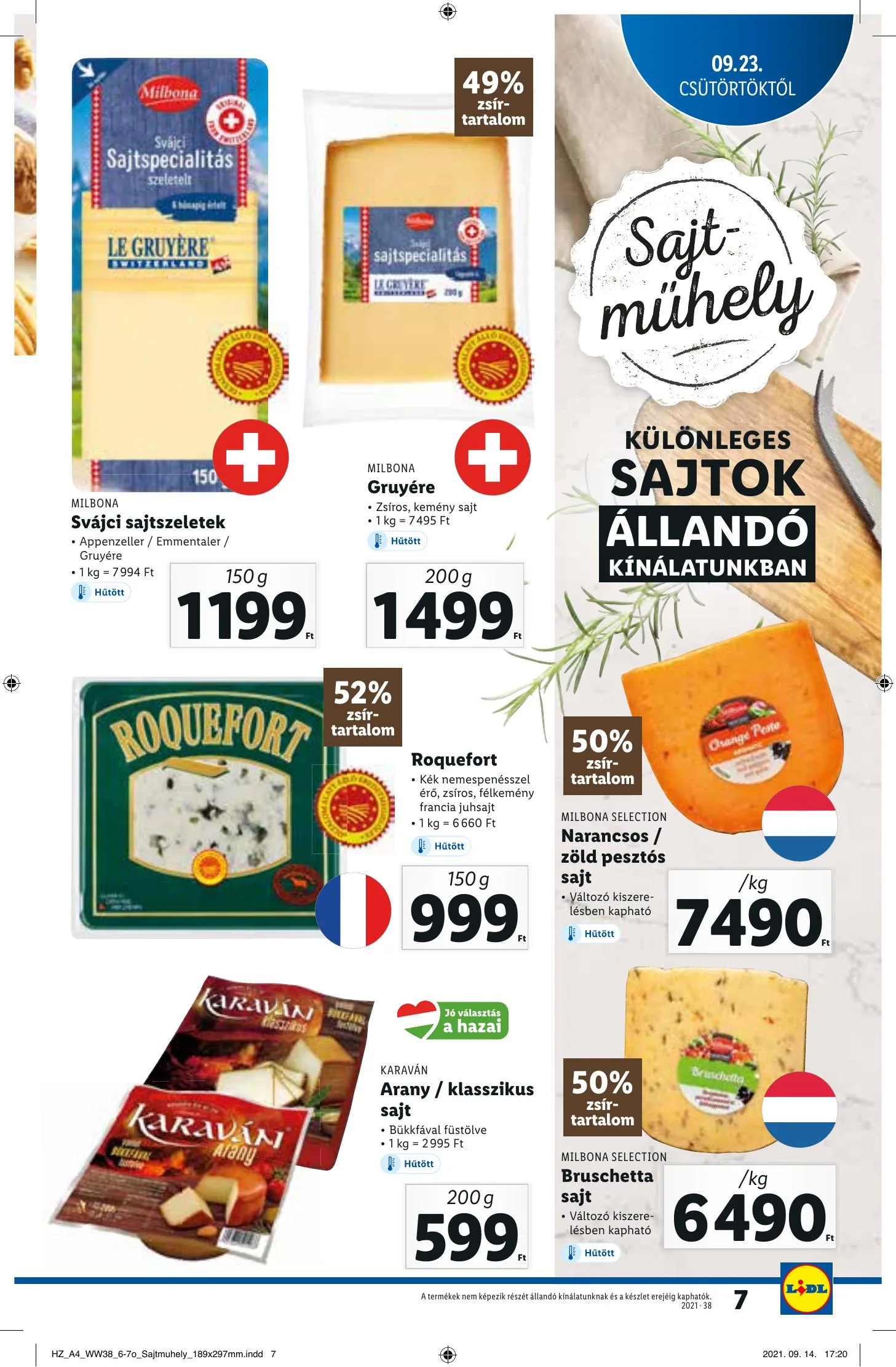 Lidl akciós újság 09.23–09.29 – 7. oldal