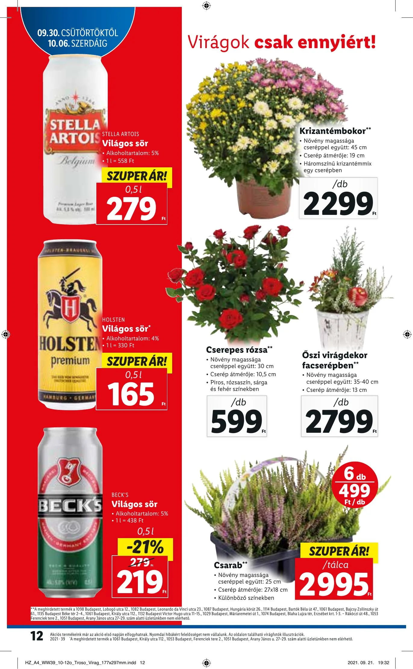 Lidl akciós újság 09.30–10.06 – 12. oldal
