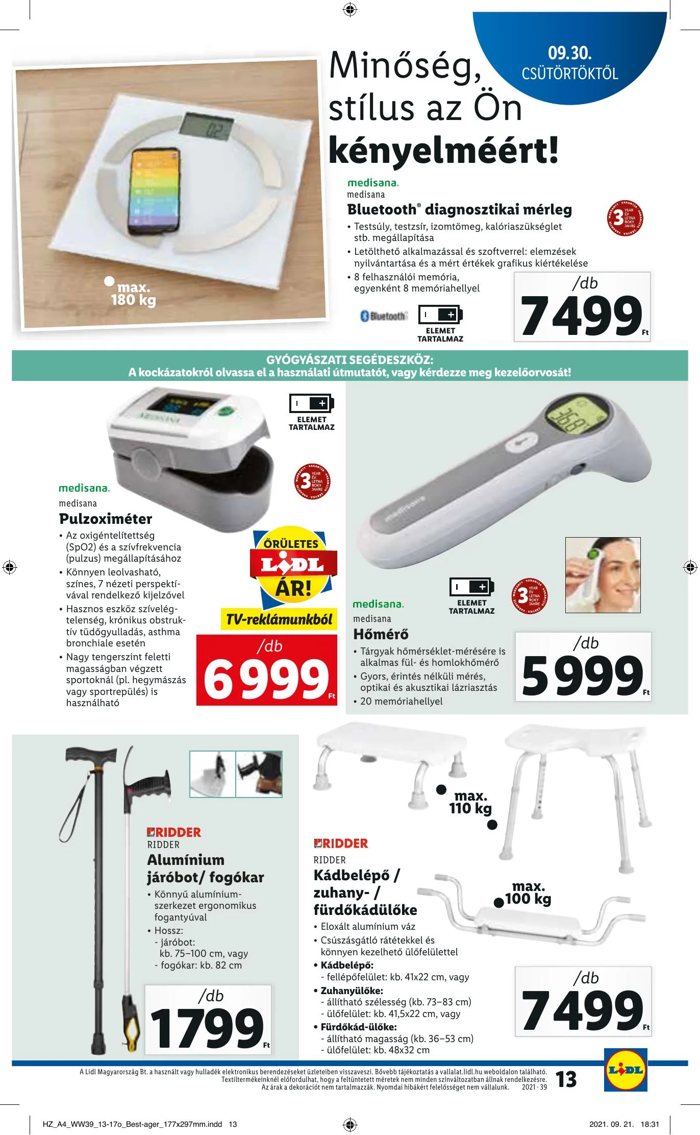 Lidl akciós újság 09.30–10.06 – 13. oldal